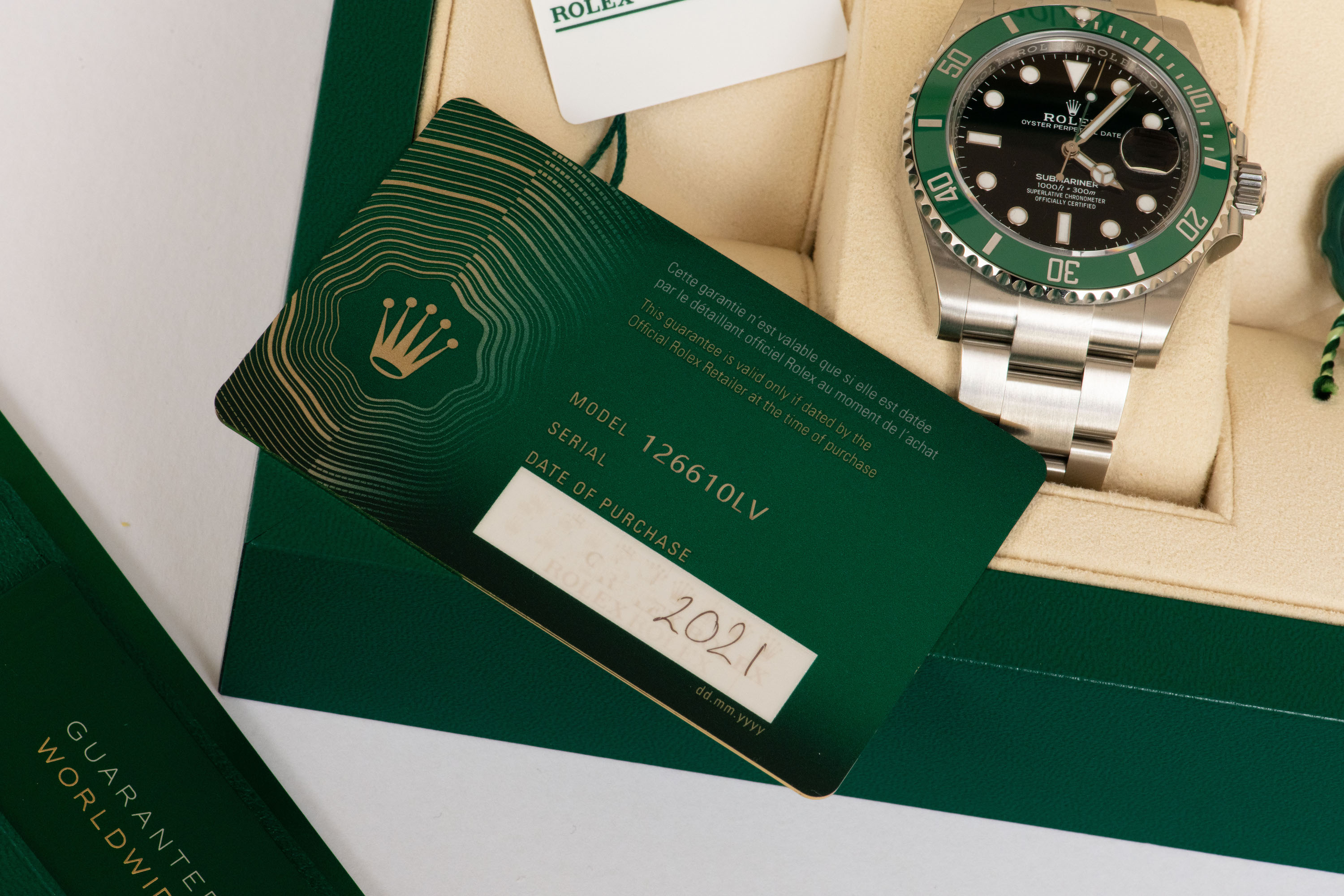 2021 ROLEX SUBMARINER "STARBUCKS" for sale by auction in Oldham