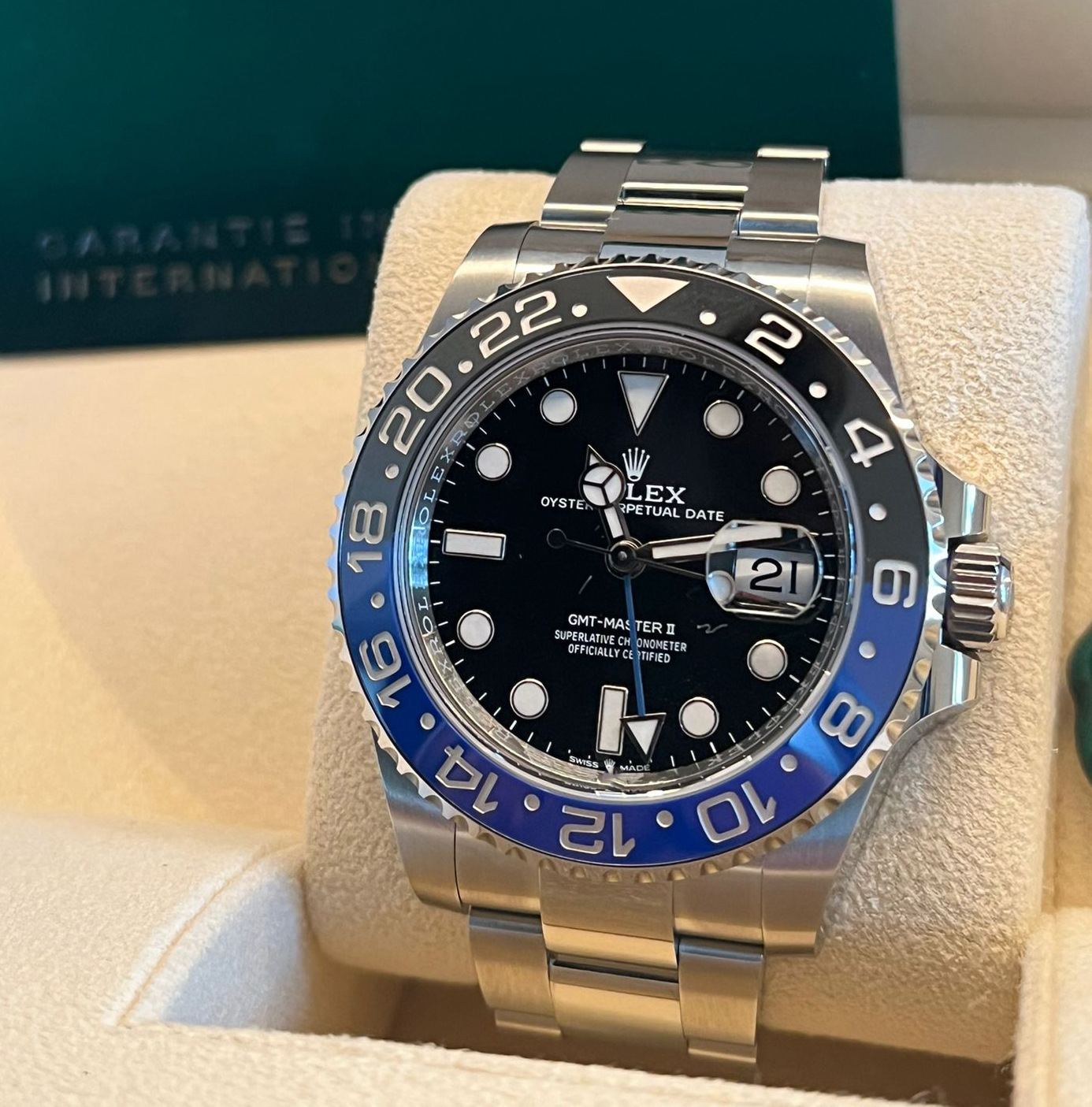 Rolex gmt master hot sale ii batman price