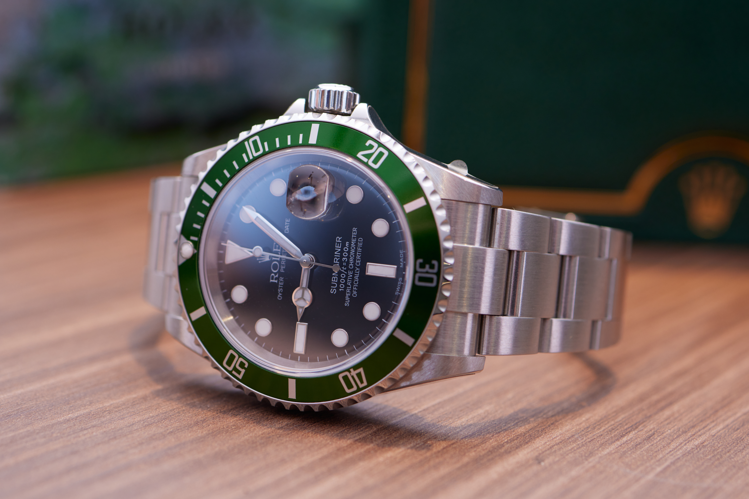 Rolex submariner kermit outlet flat 4