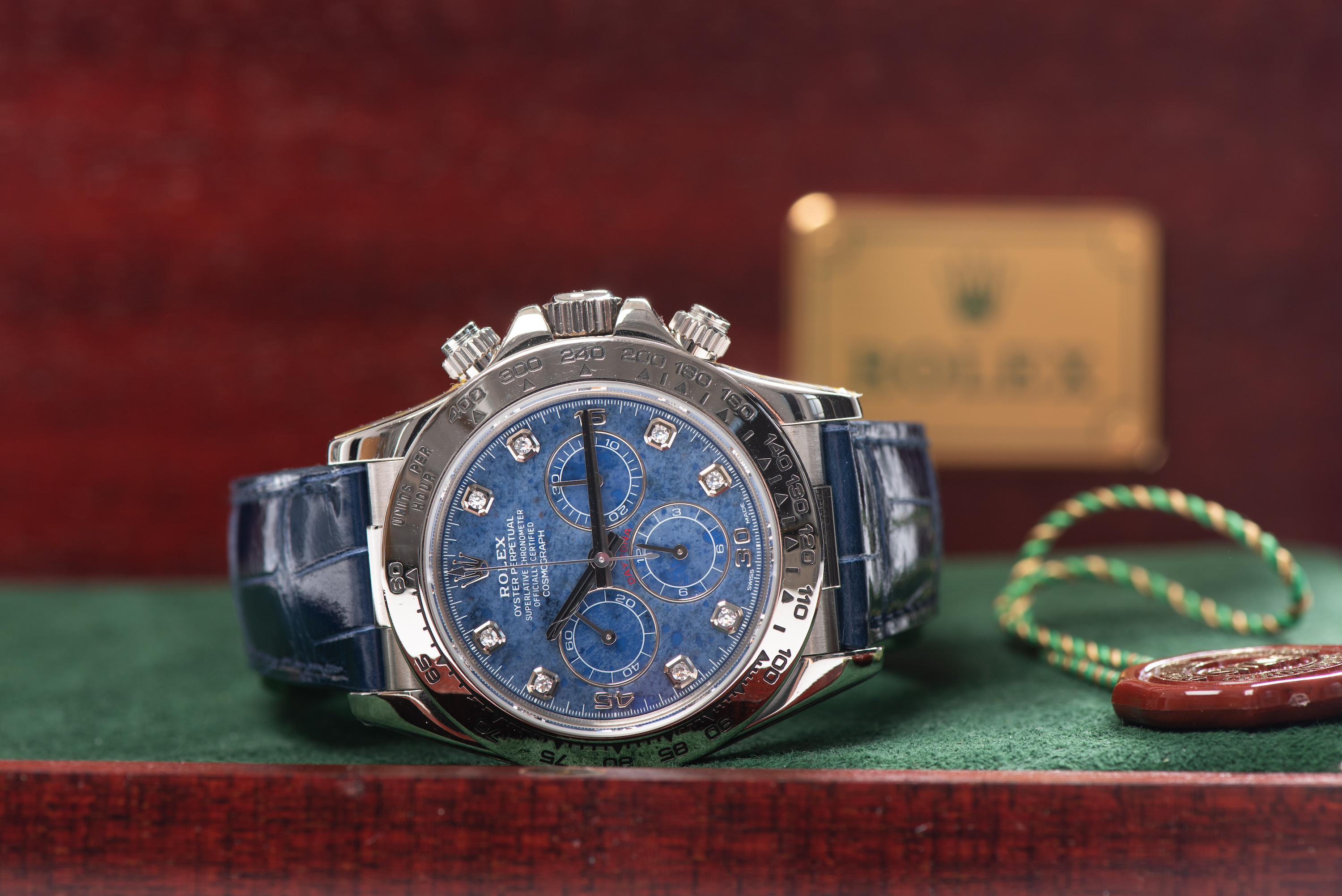 Rolex daytona sodalite dial hot sale