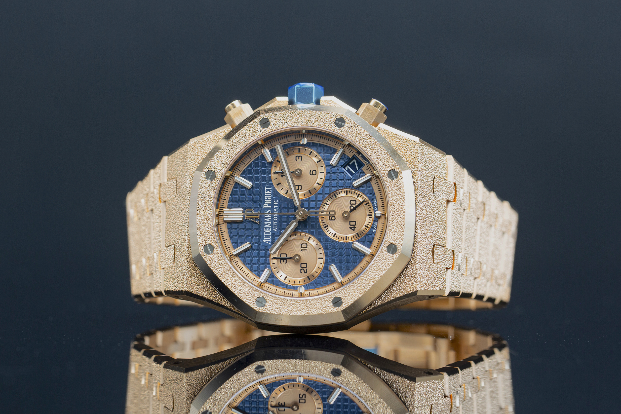 Royal oak chrono clearance gold