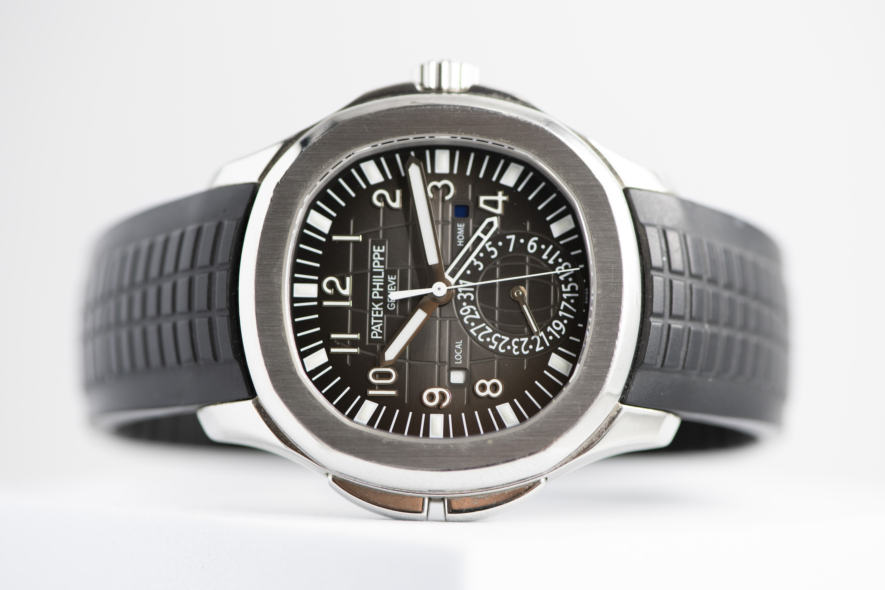 2014 PATEK PHILIPPE AQUANAUT TRAVEL TIME for sale by auction in