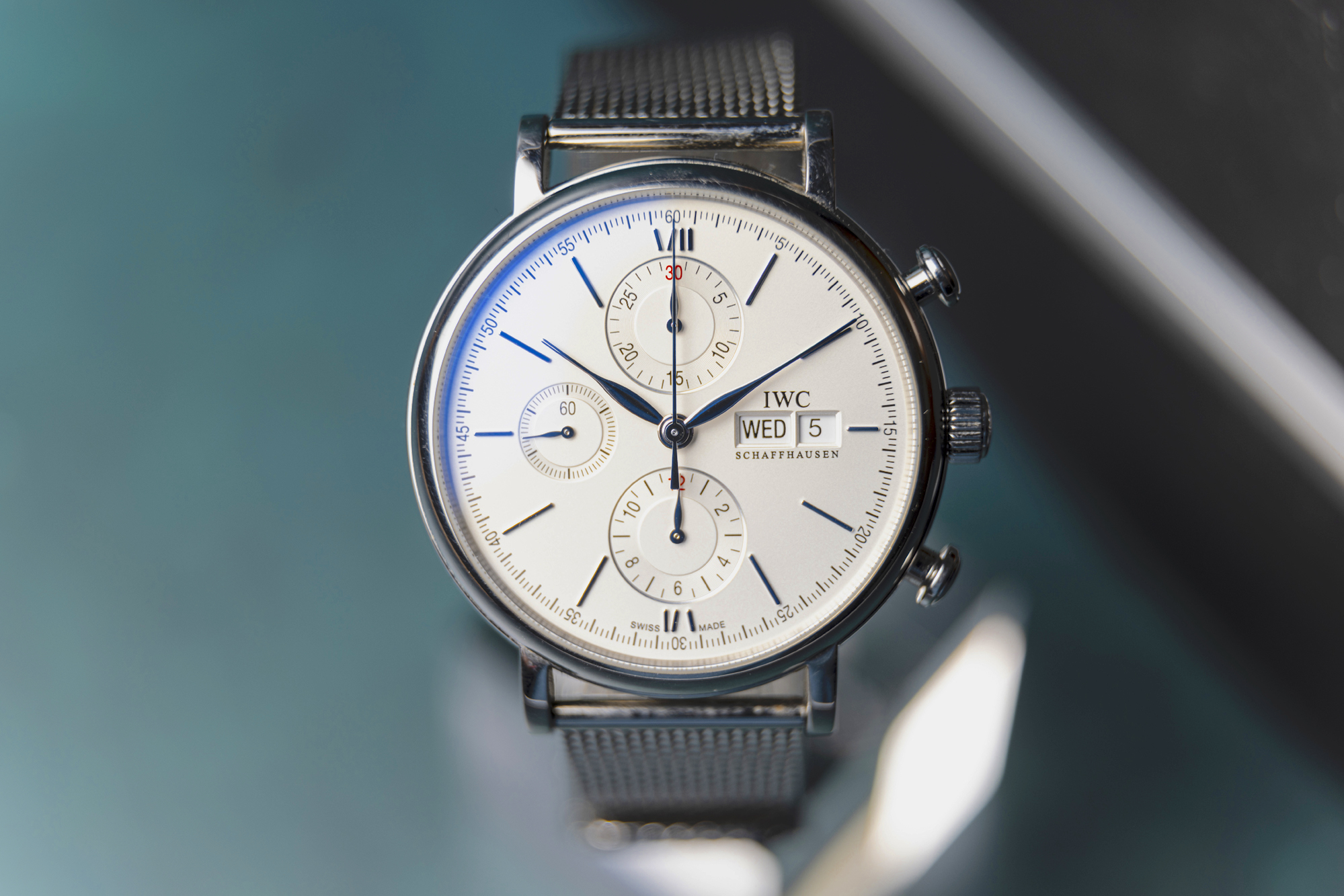 Iwc portofino outlet milanese strap