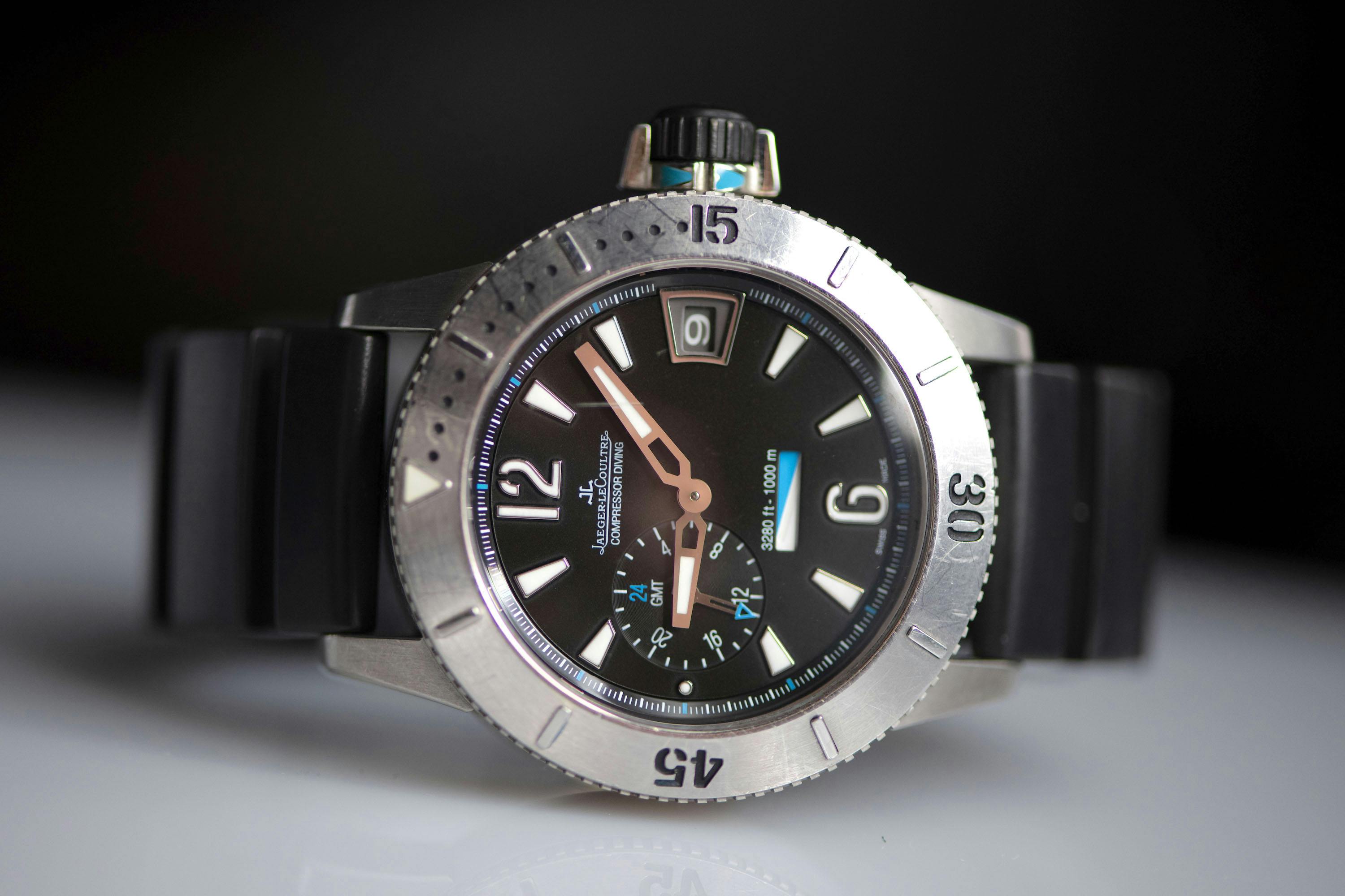 2010 S JAEGER LECOULTRE MASTER COMPRESSOR DIVING GMT for sale by