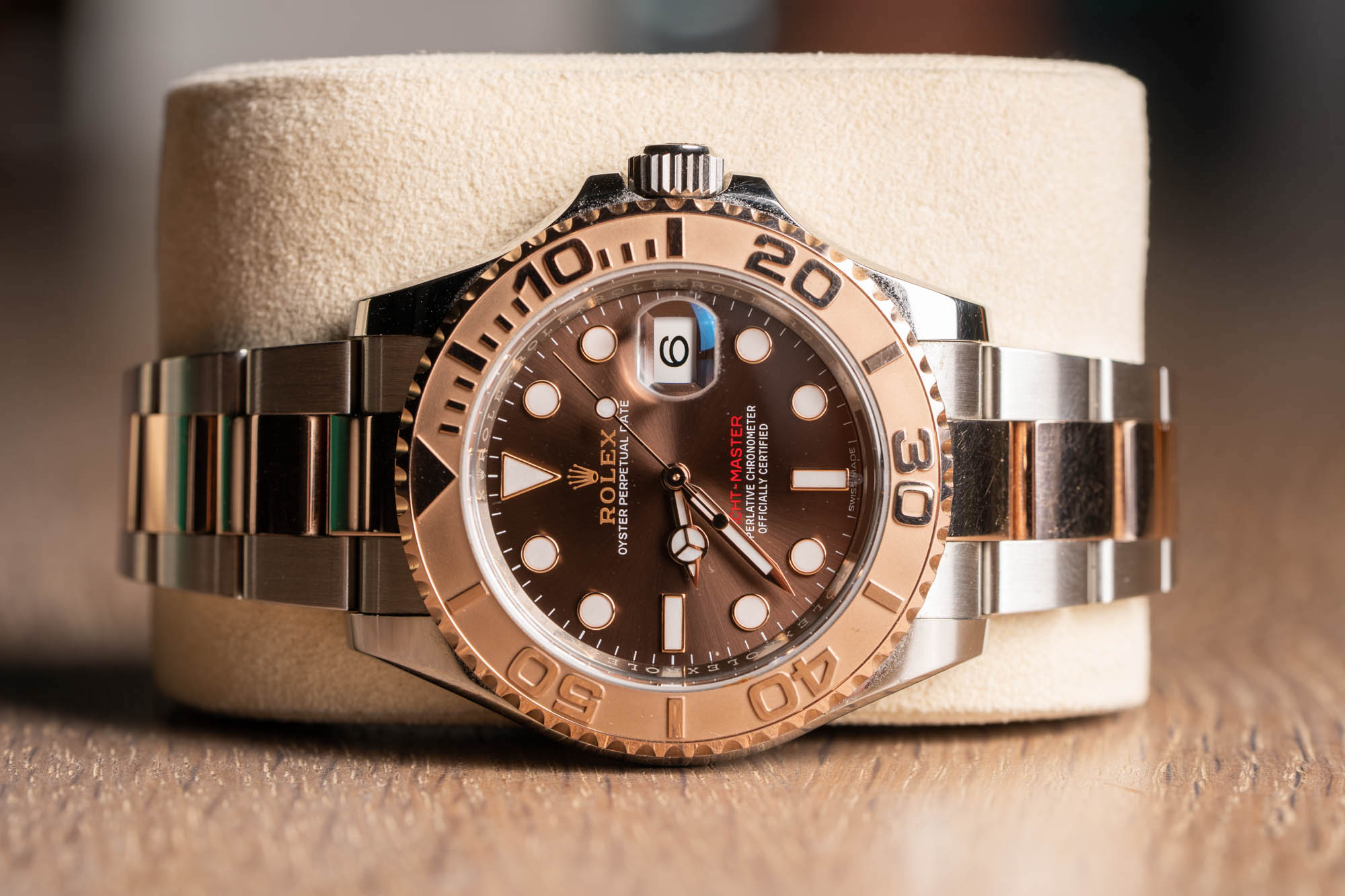 Rolex yacht master cheap rose gold two tone