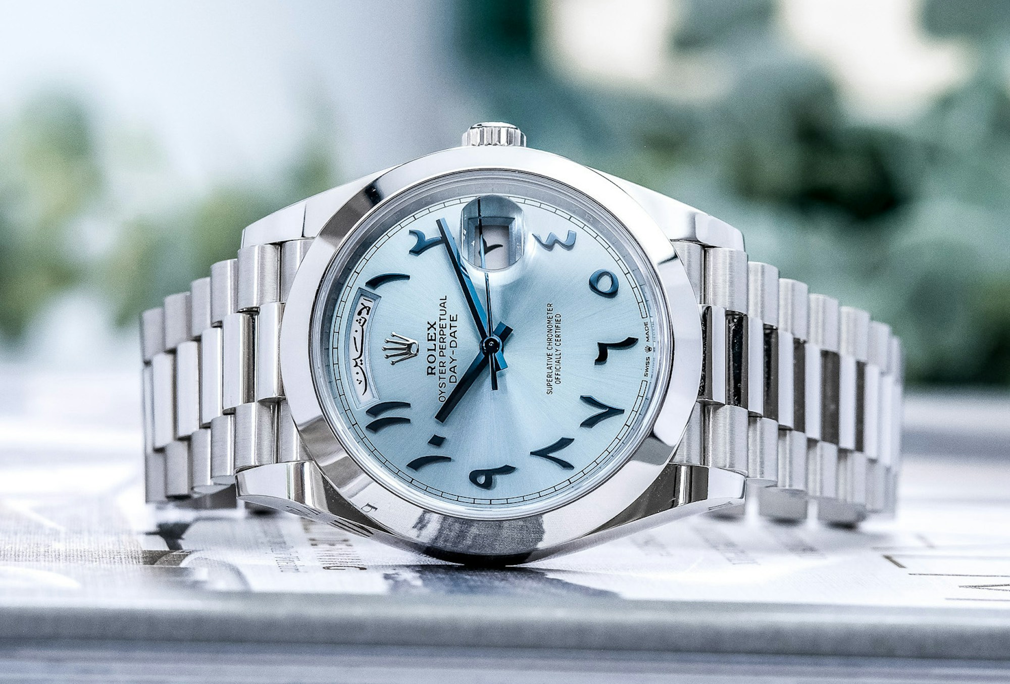 Platinum arabic dial Outlet