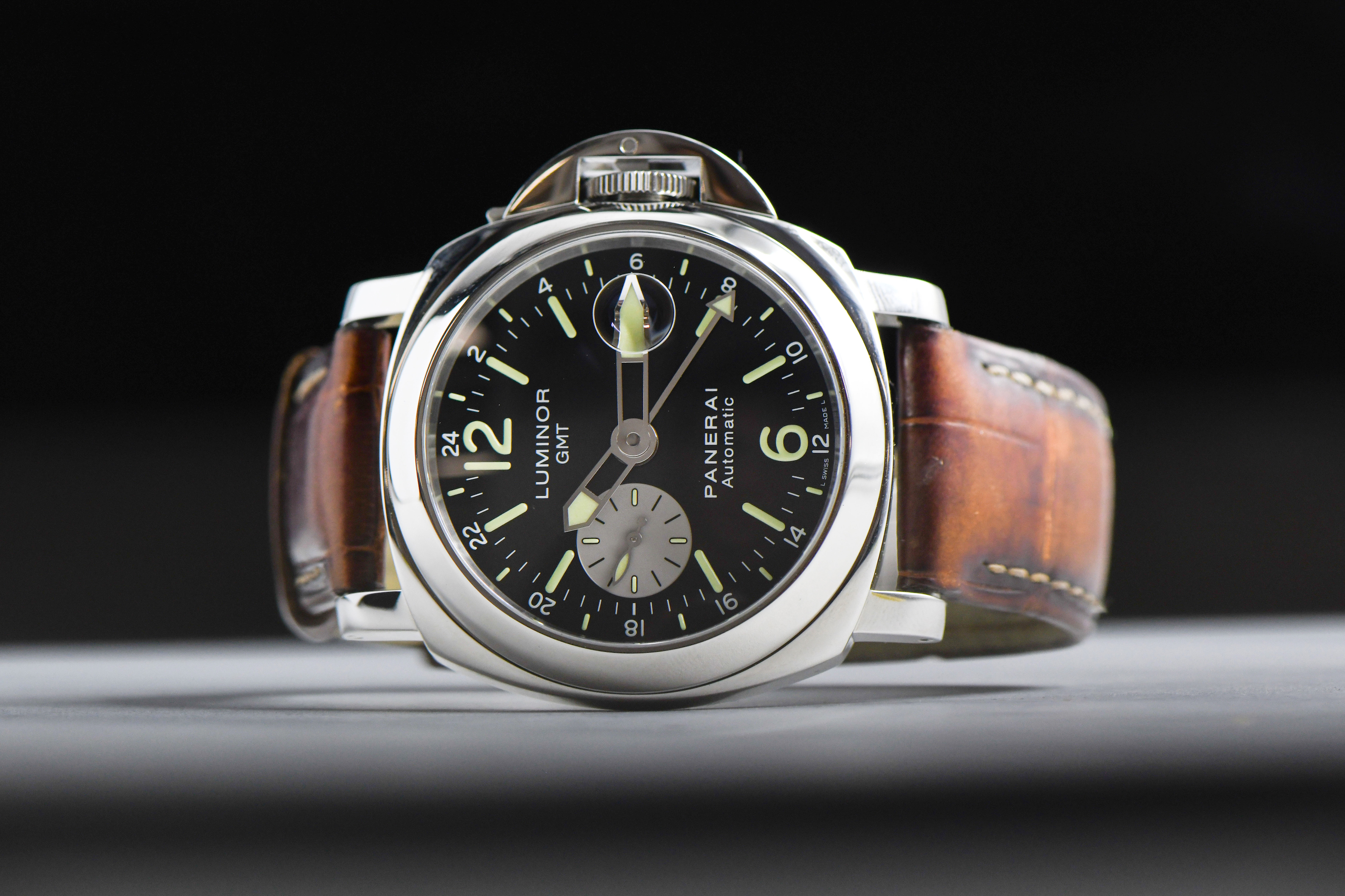 2008 PANERAI LUMINOR GMT AUTOMATICO ACCIAIO for sale by auction in