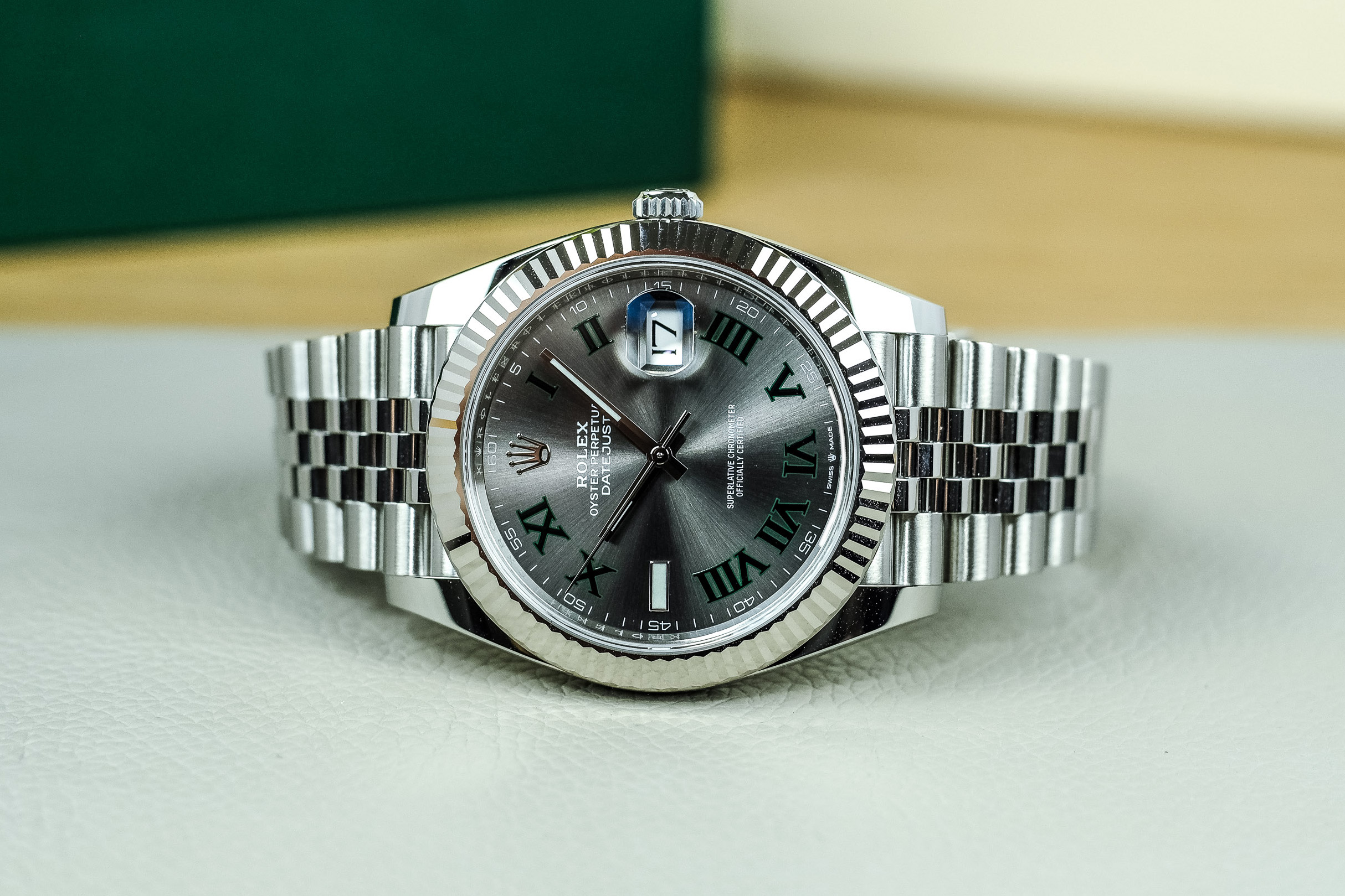 Datejust 41 best sale wimbledon dial