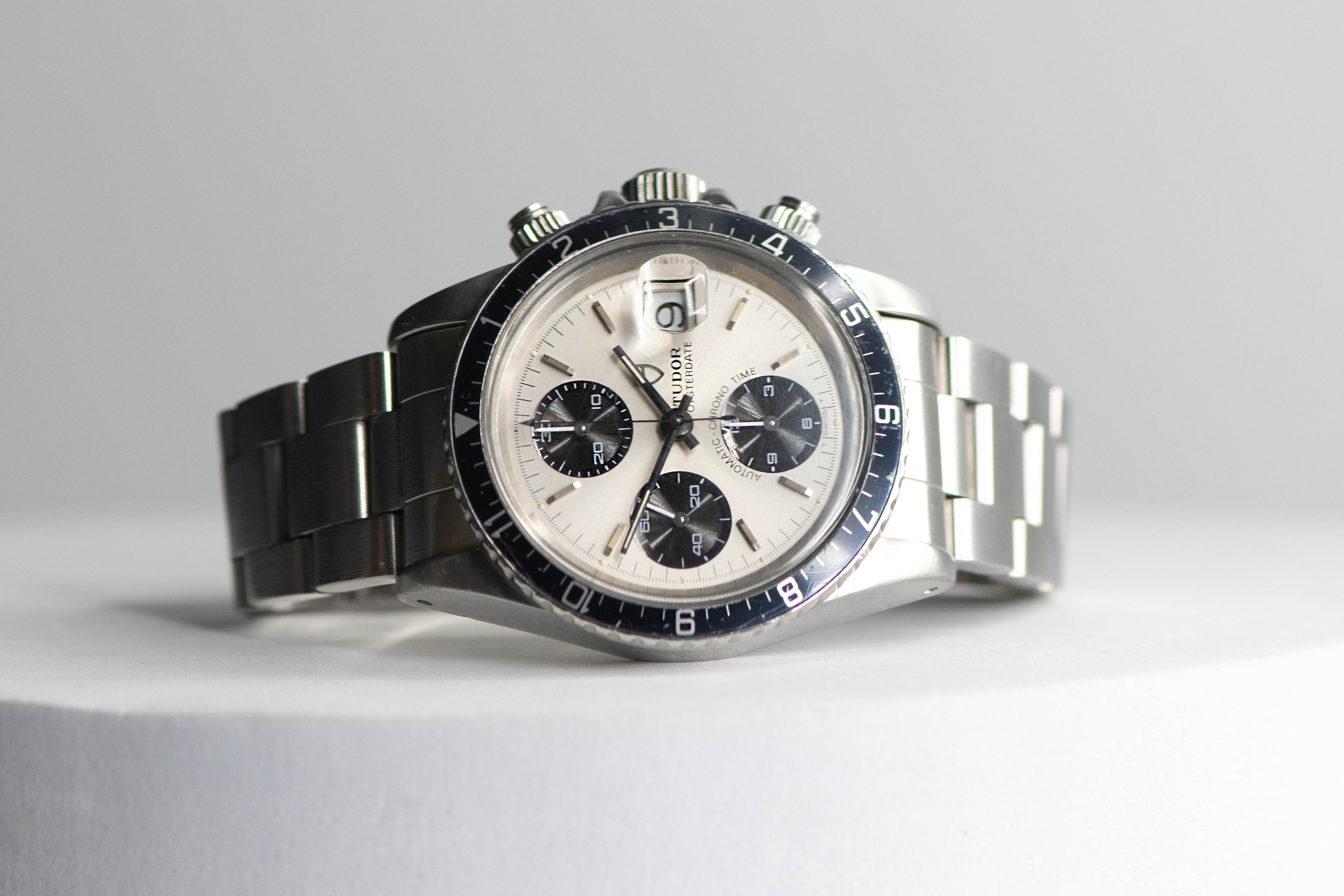 1990 TUDOR OYSTERDATE CHRONOGRAPH BIG BLOCK for sale by auction