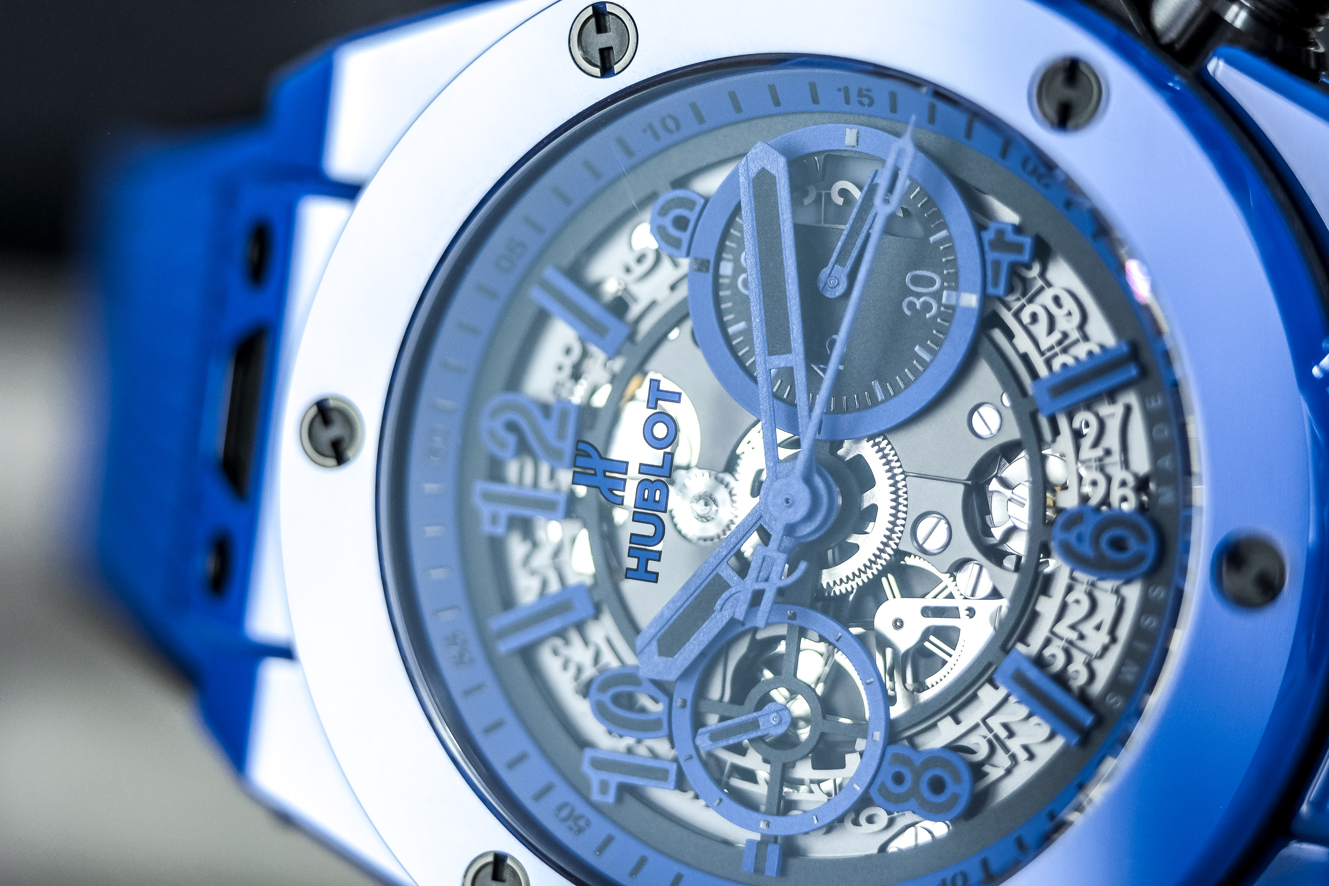 Hublot big on sale bang blue magic