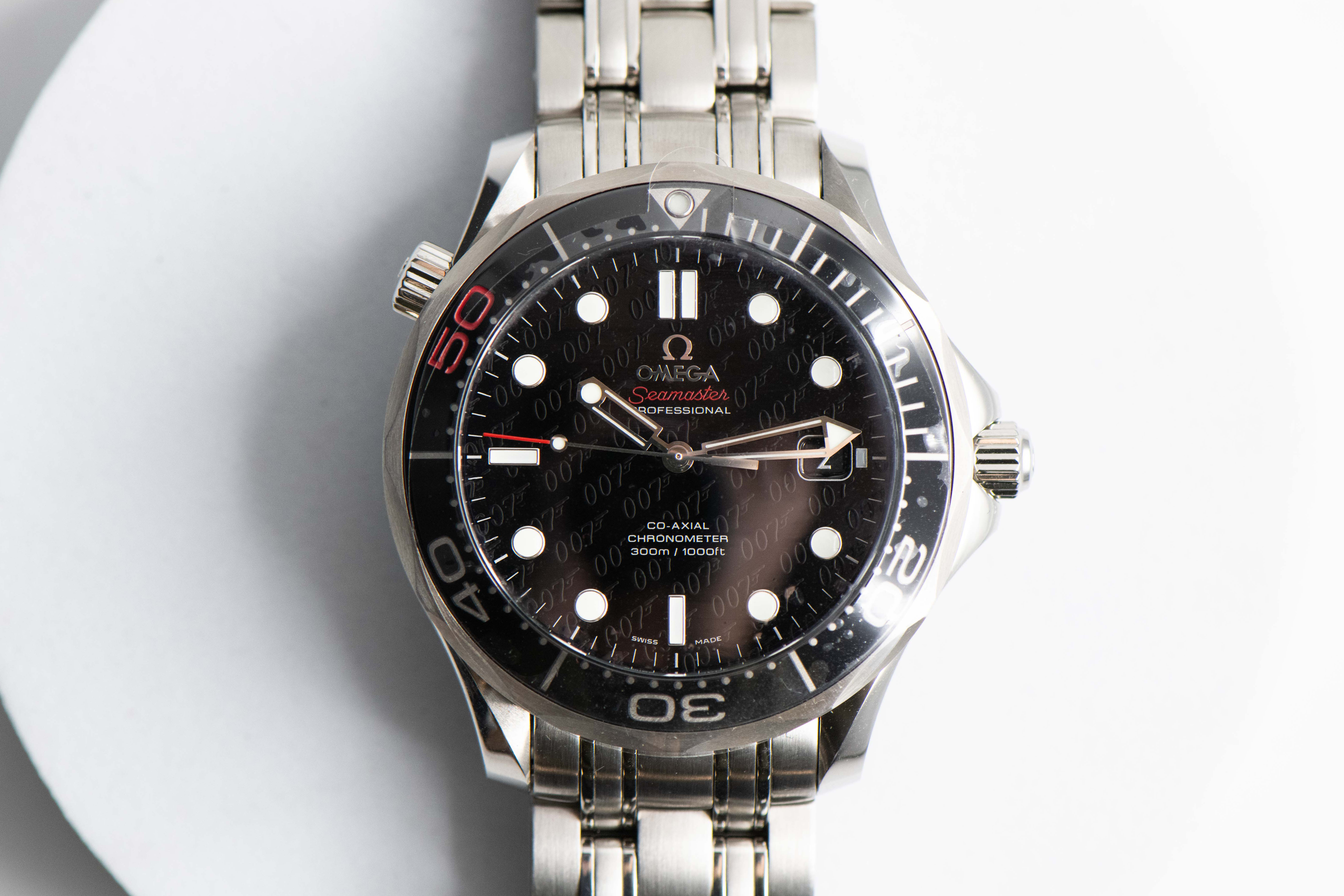 Omega 007 clearance 50th anniversary watch