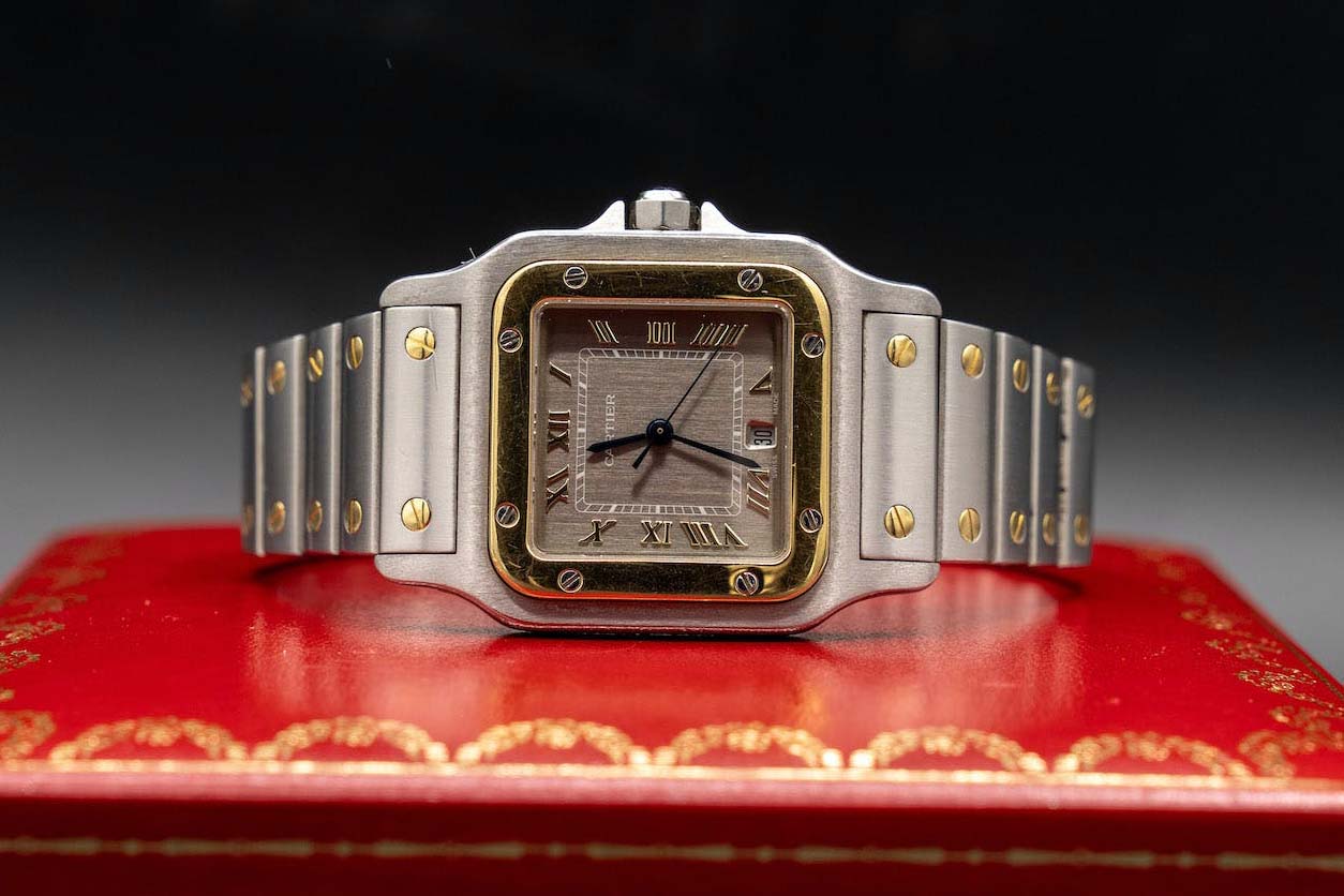 2000 s Cartier Santos Galb e for sale by auction in Yorkshire