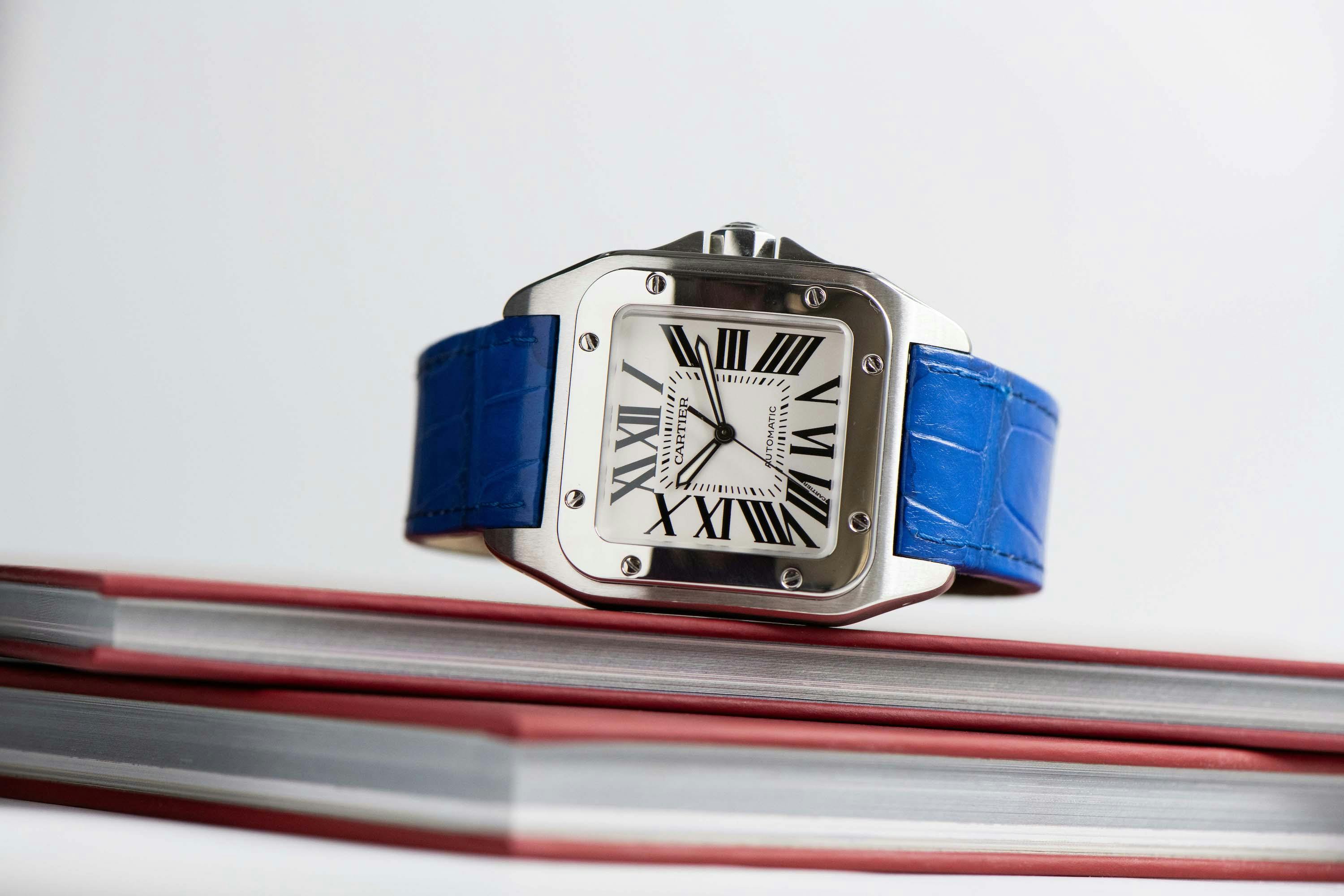 Cartier santos sales 100 for sale