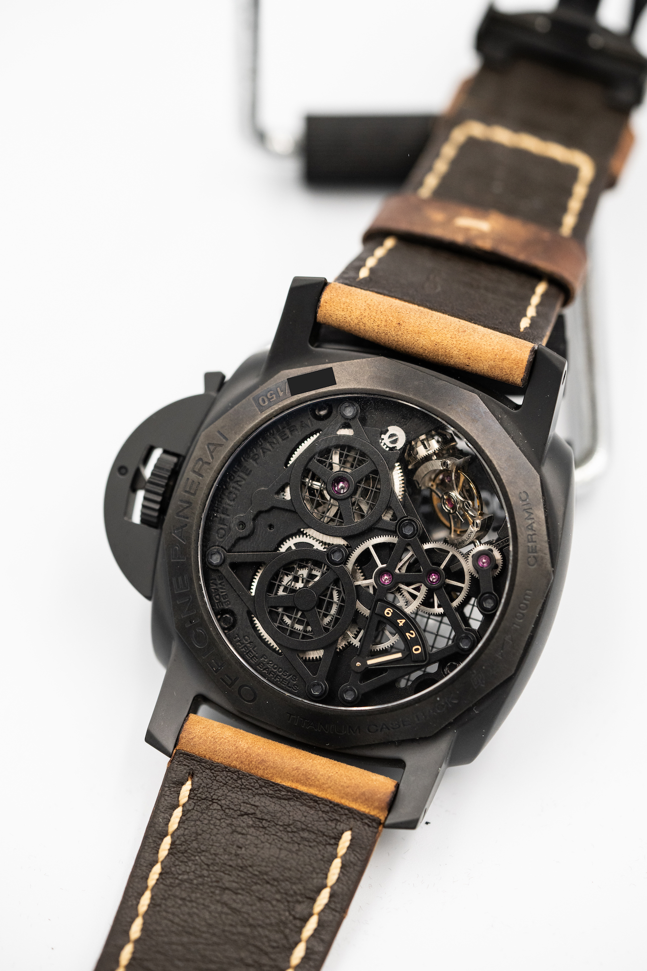 2013 Panerai Luminor 1950 Tourbillon GMT Ceramica Lo Scienziato