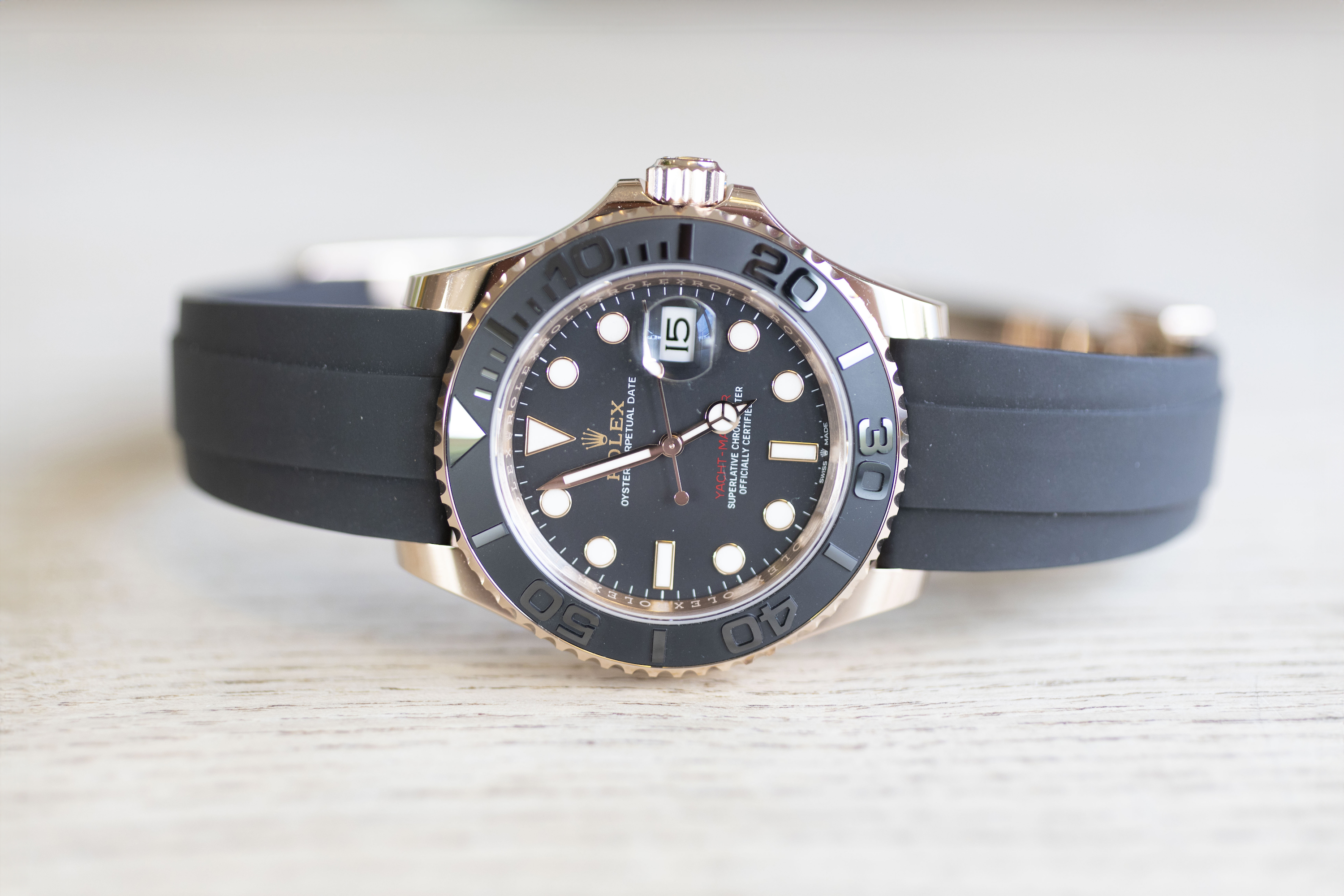 Rolex yacht master 40 rubber online strap