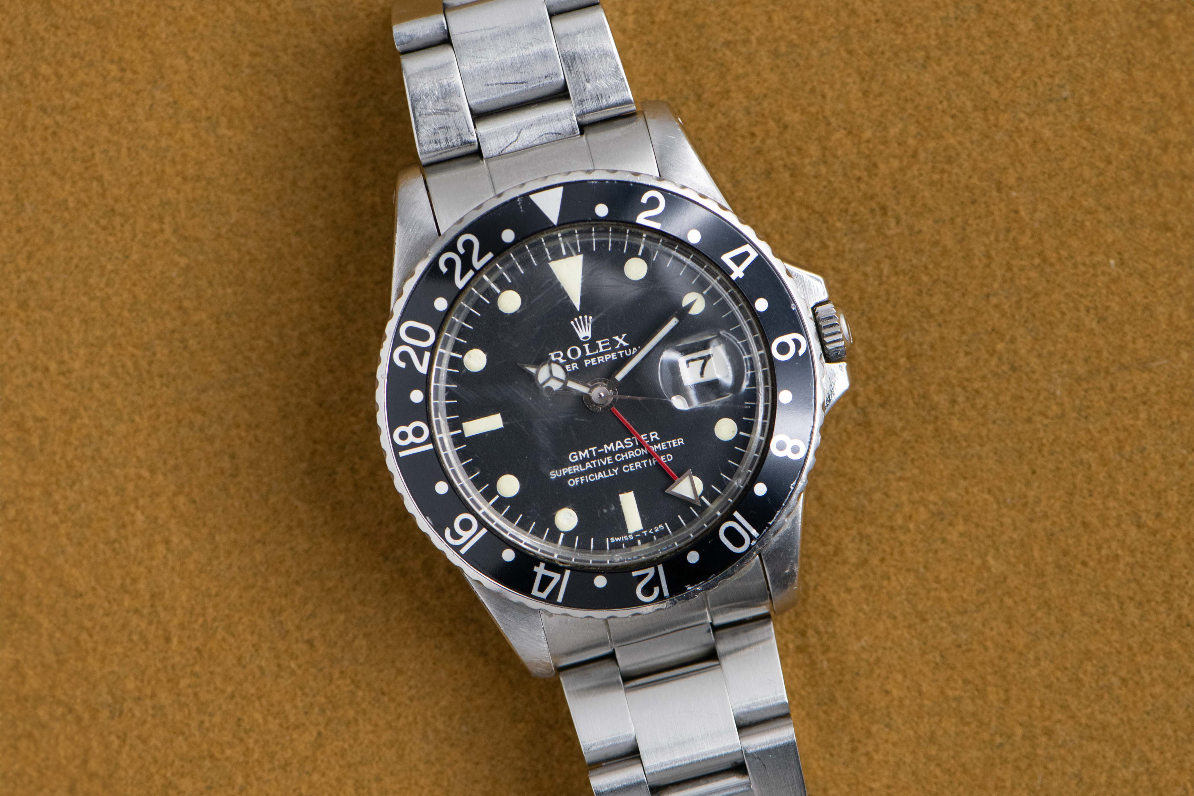 Rolex 1675 best sale bezel variations