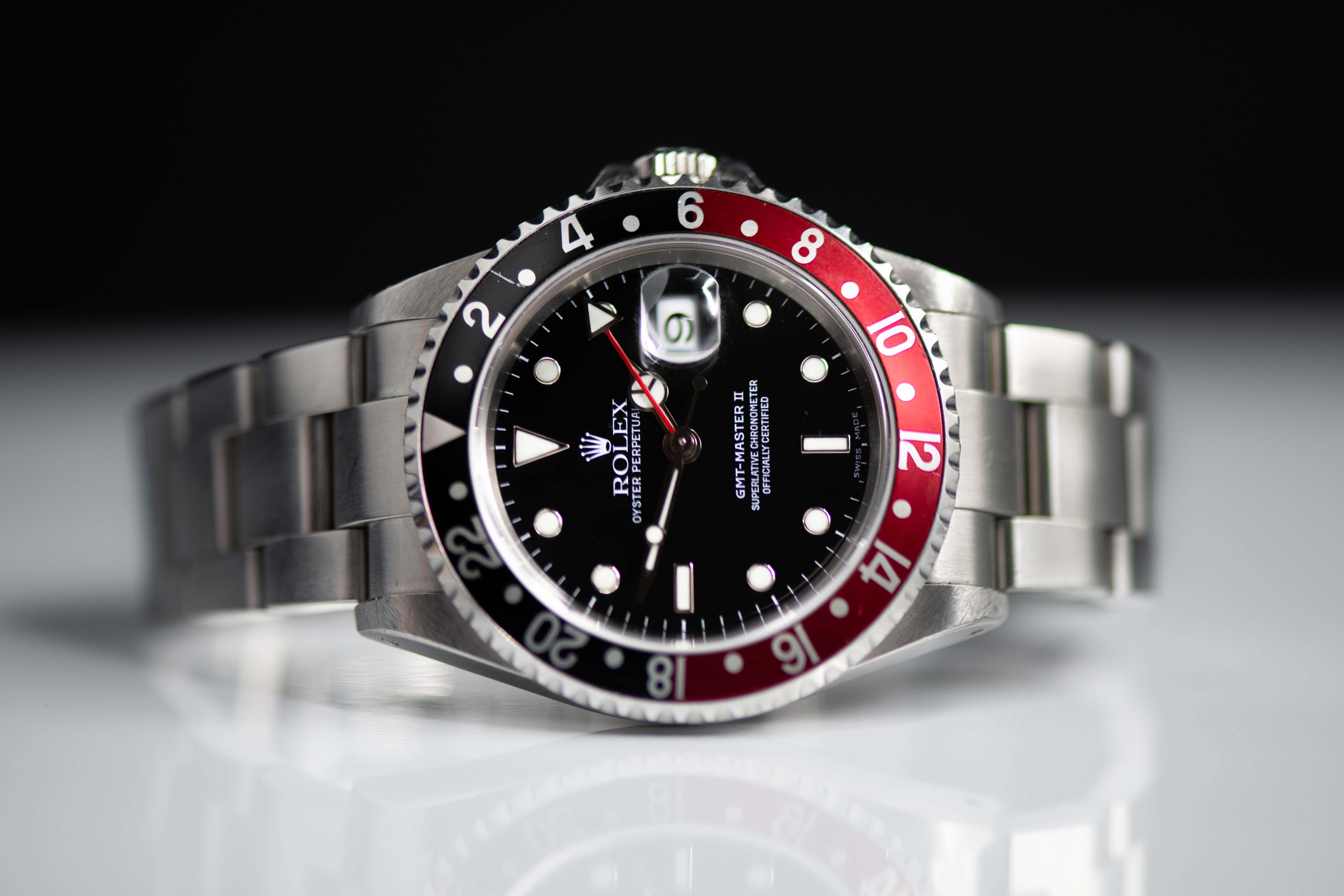 Rolex gmt master ii best sale red black