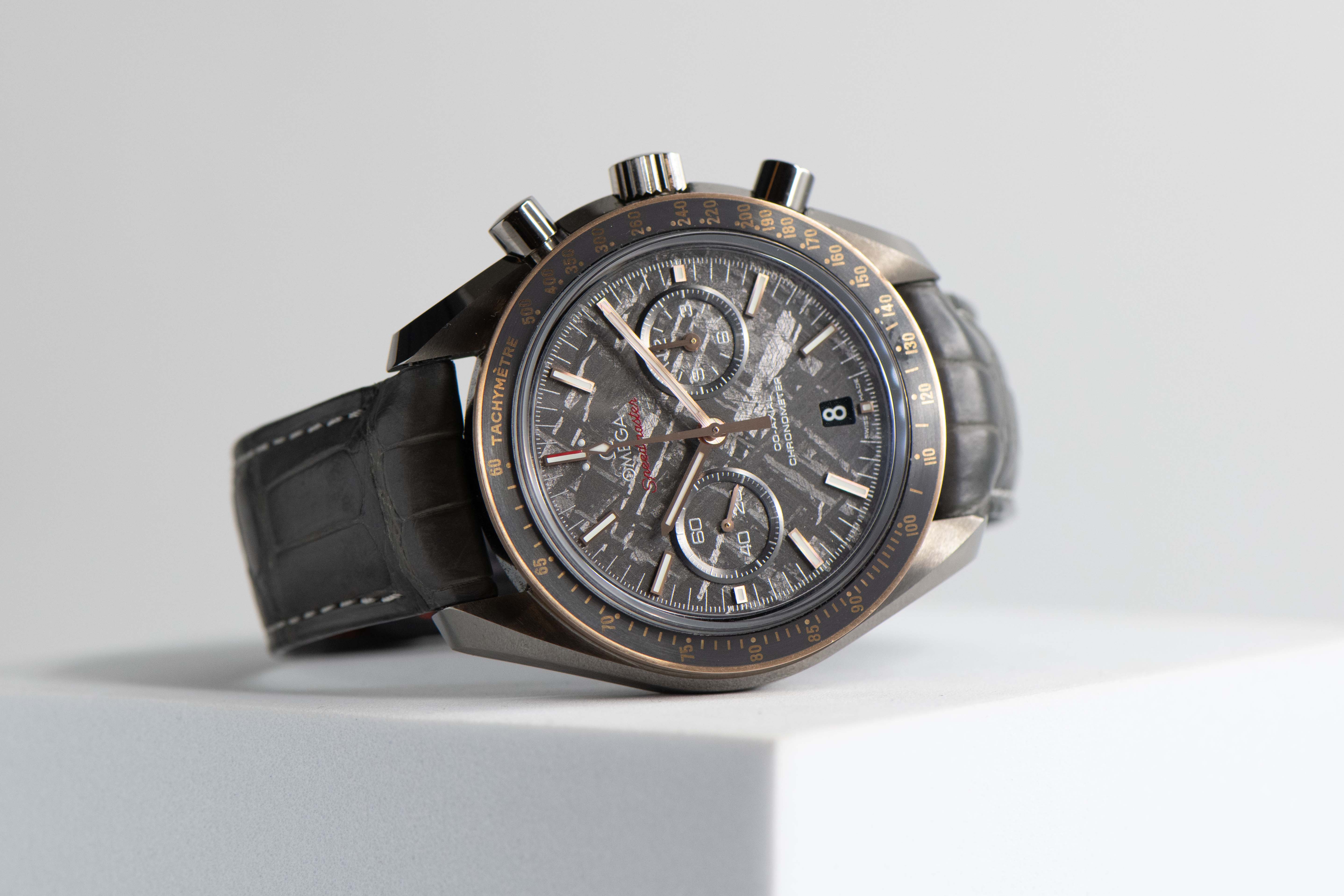 Speedmaster grey side 2025 of the moon meteorite