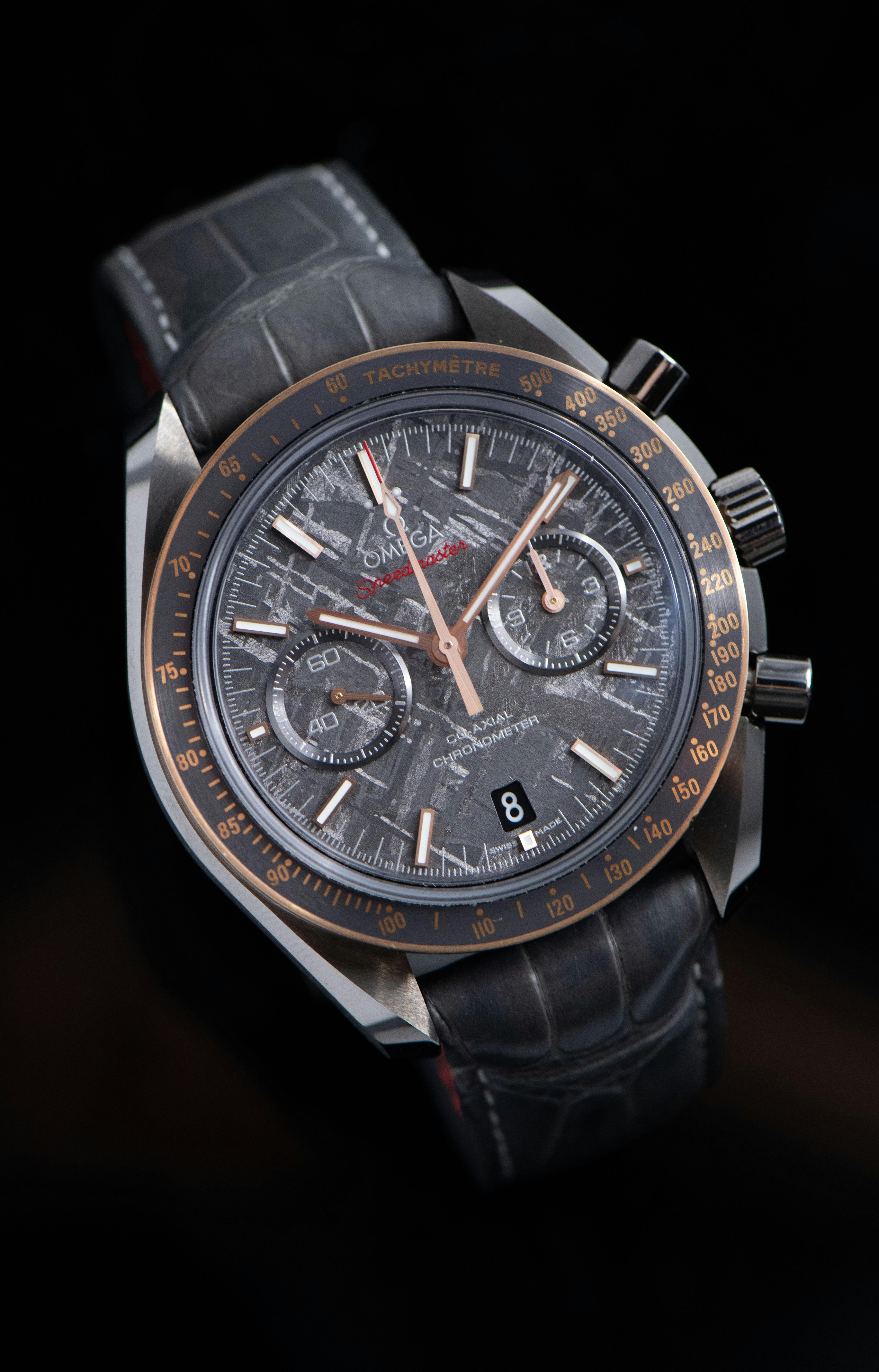 Speedmaster grey side 2025 of the moon meteorite