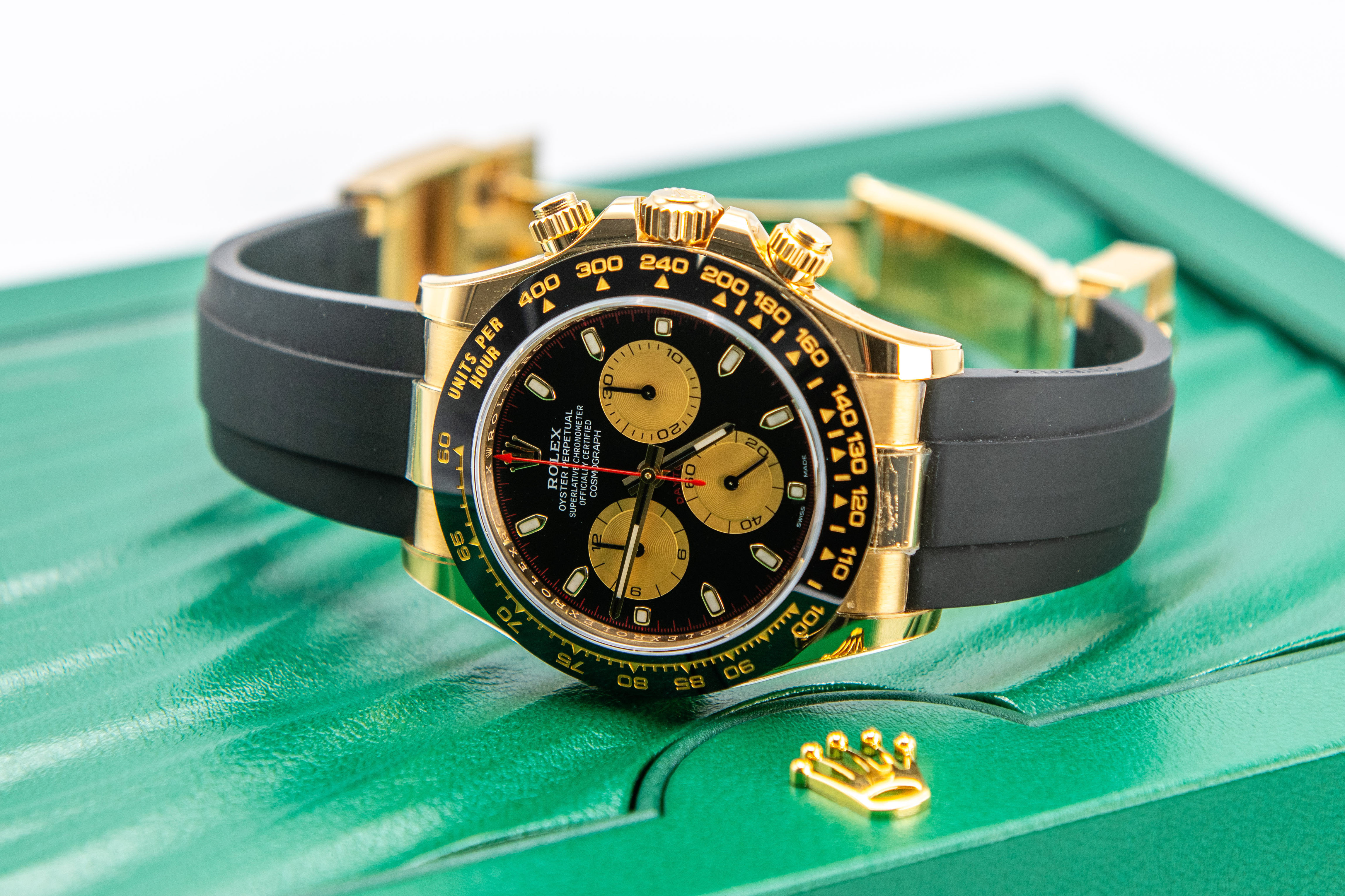 Rolex daytona rubber deals strap for sale