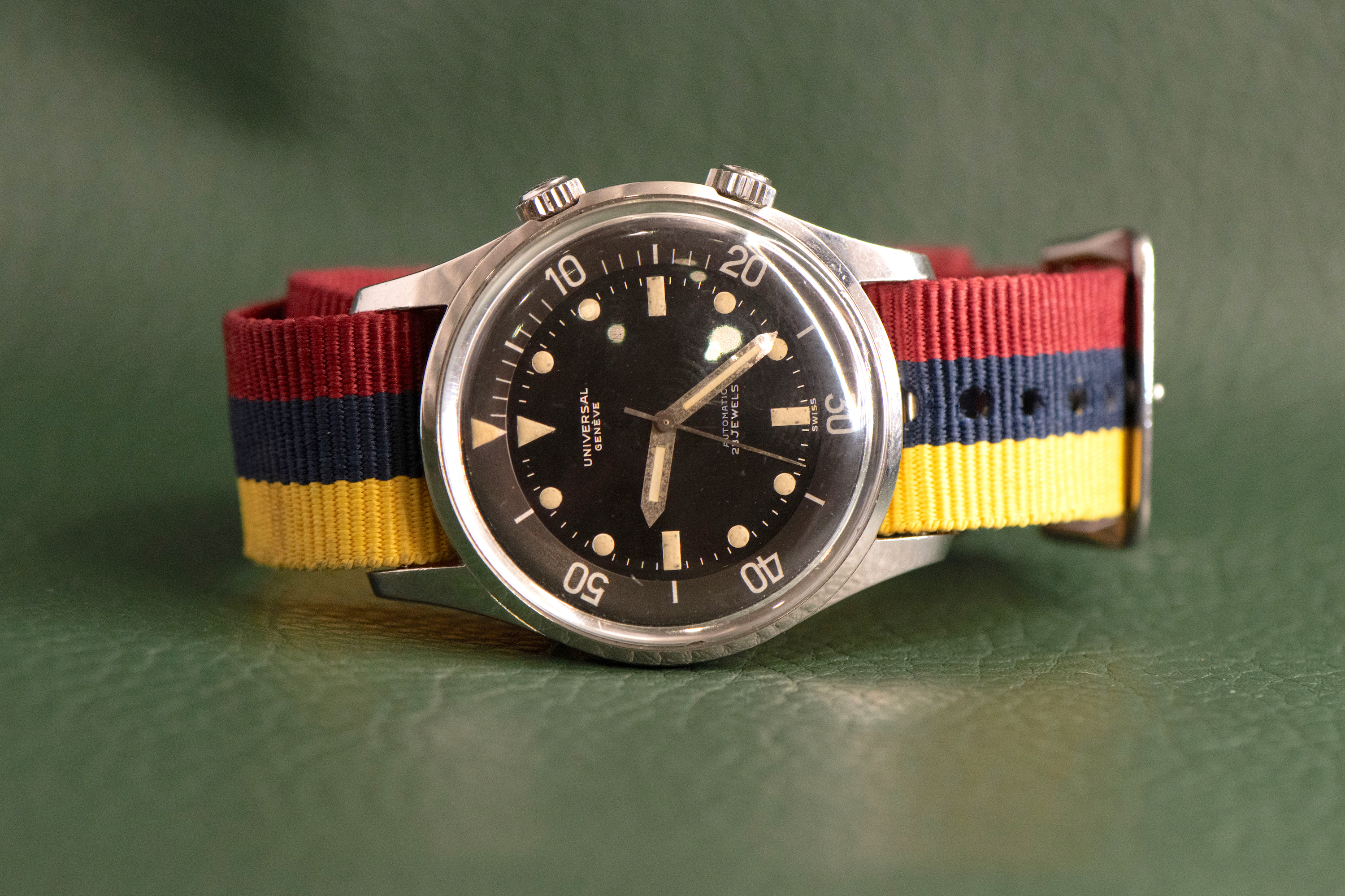 1960 s Universal Geneve Polerouter Sub for sale by auction in