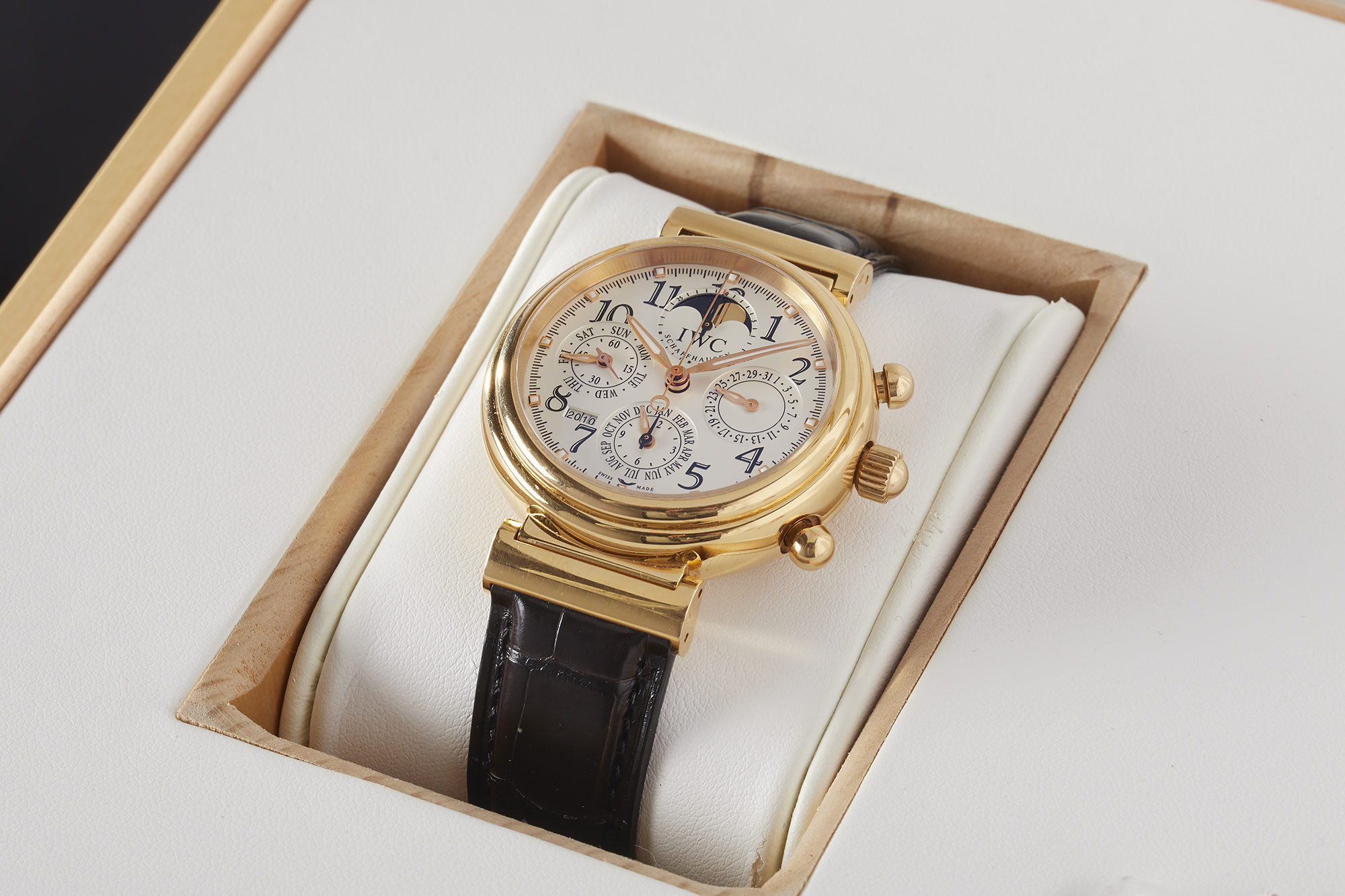 2006 IWC Da Vinci Perpetual Calendar Chronograph For Sale by