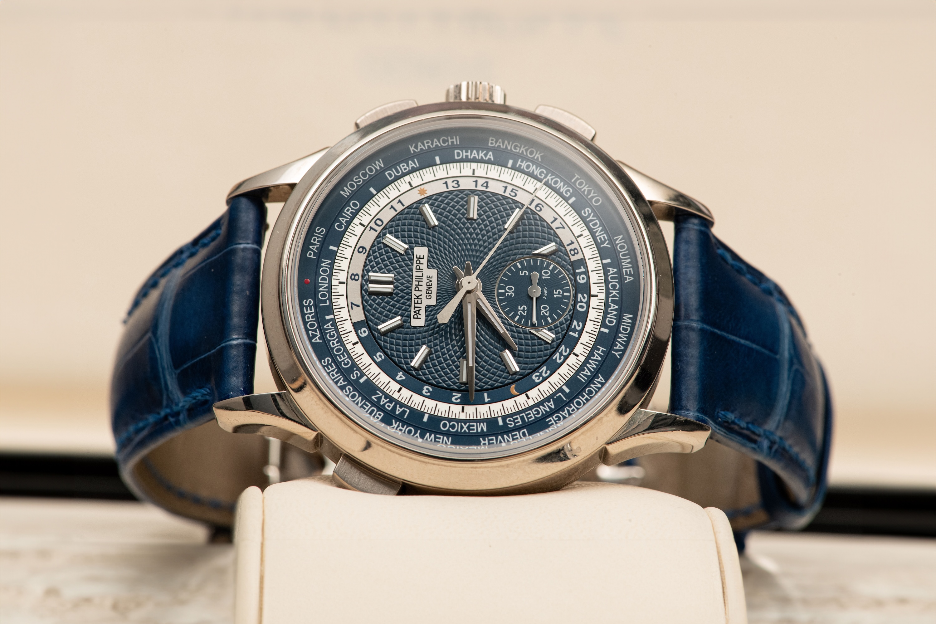 2018 Patek Philippe World Time Chronograph for sale by auction in Cheshire United Kingdom