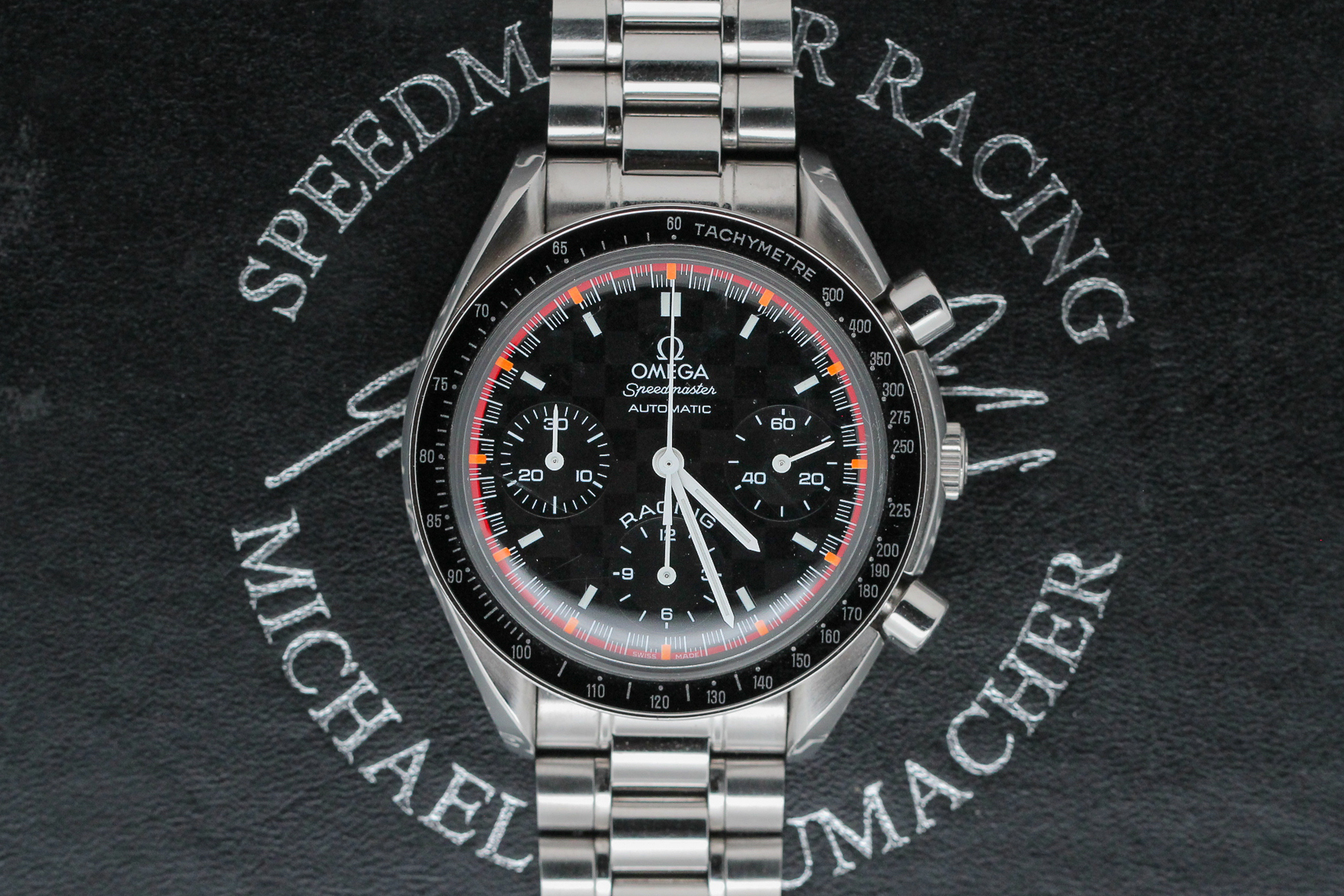 OMEGA Michael Schumacherケースのみ GENUINE OMEGA WATCH BOX SPEEDMASTER RACING MICHAEL SCHUMACHER