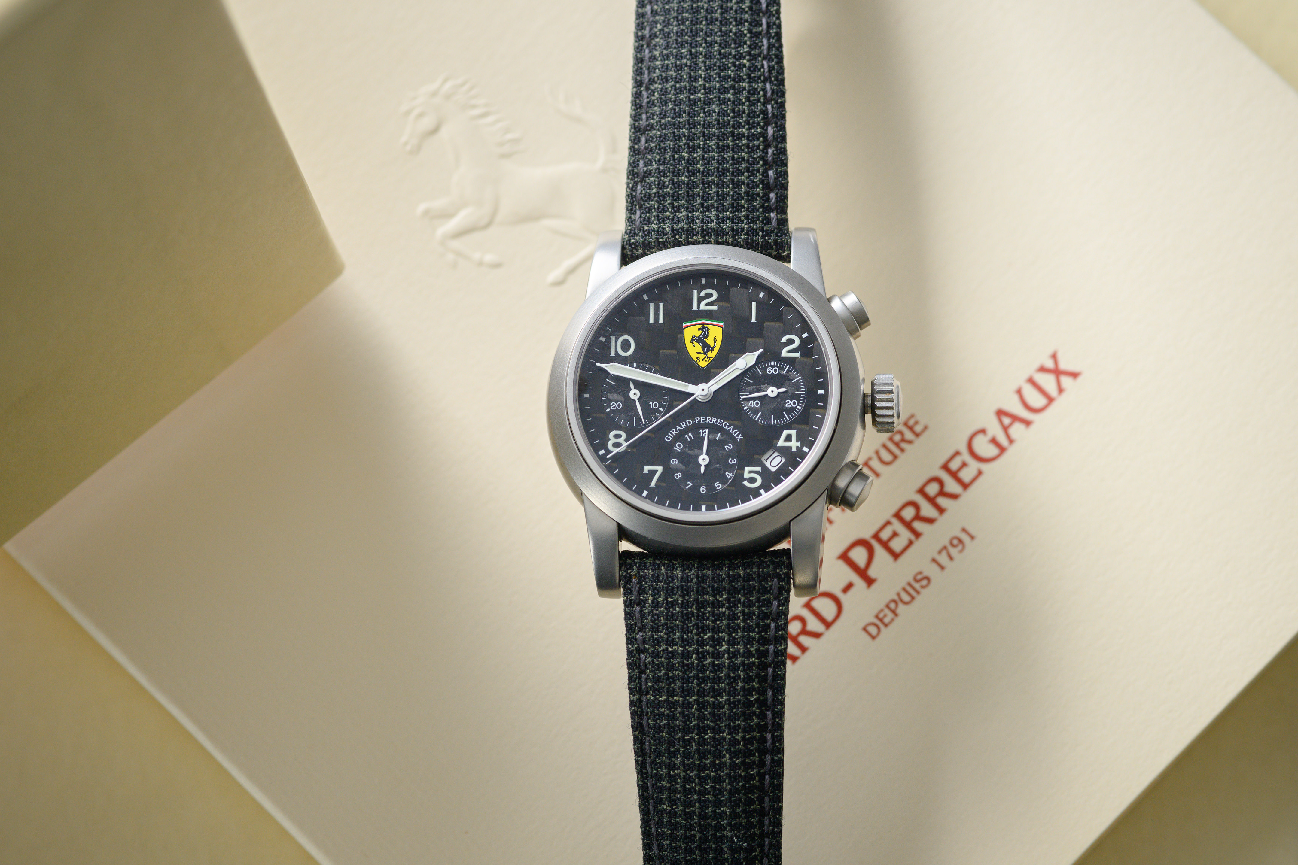 1998 Girard Perregaux Ferrari Chronograph for sale by