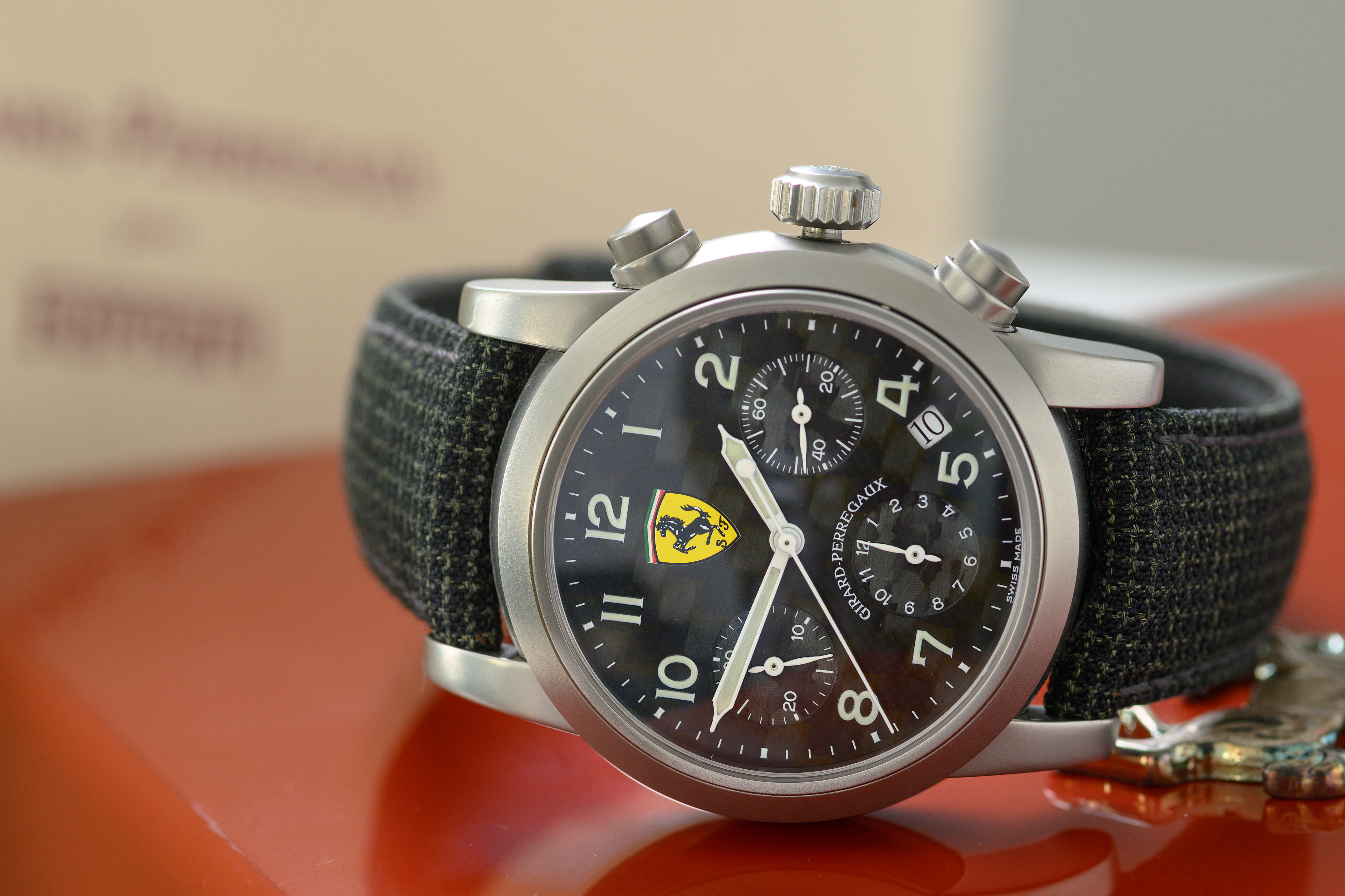 1998 Girard Perregaux Ferrari Chronograph for sale by