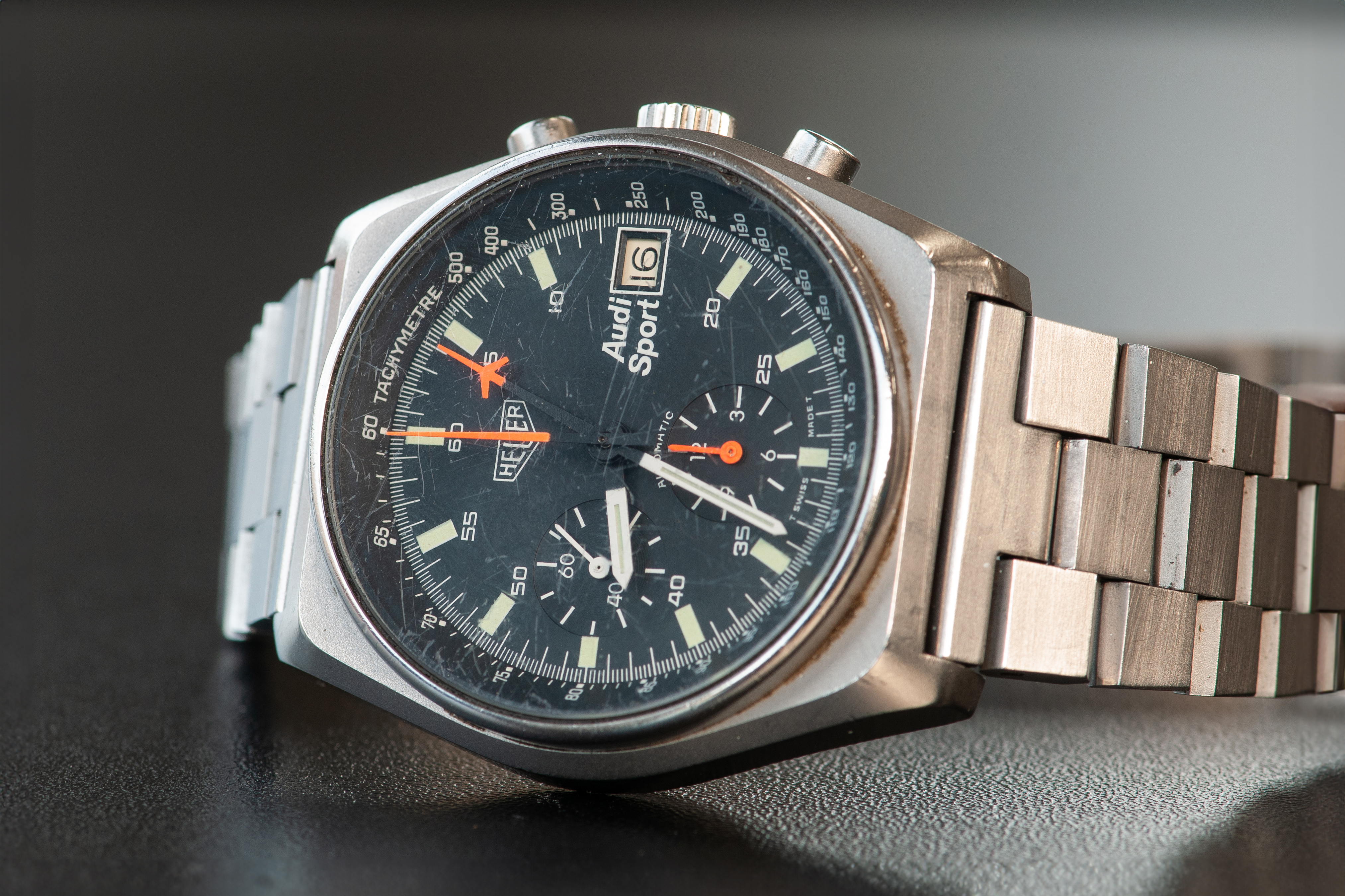 1980 s Heuer Audi Sport Chronograph for sale by auction in West Sussex United Kingdom