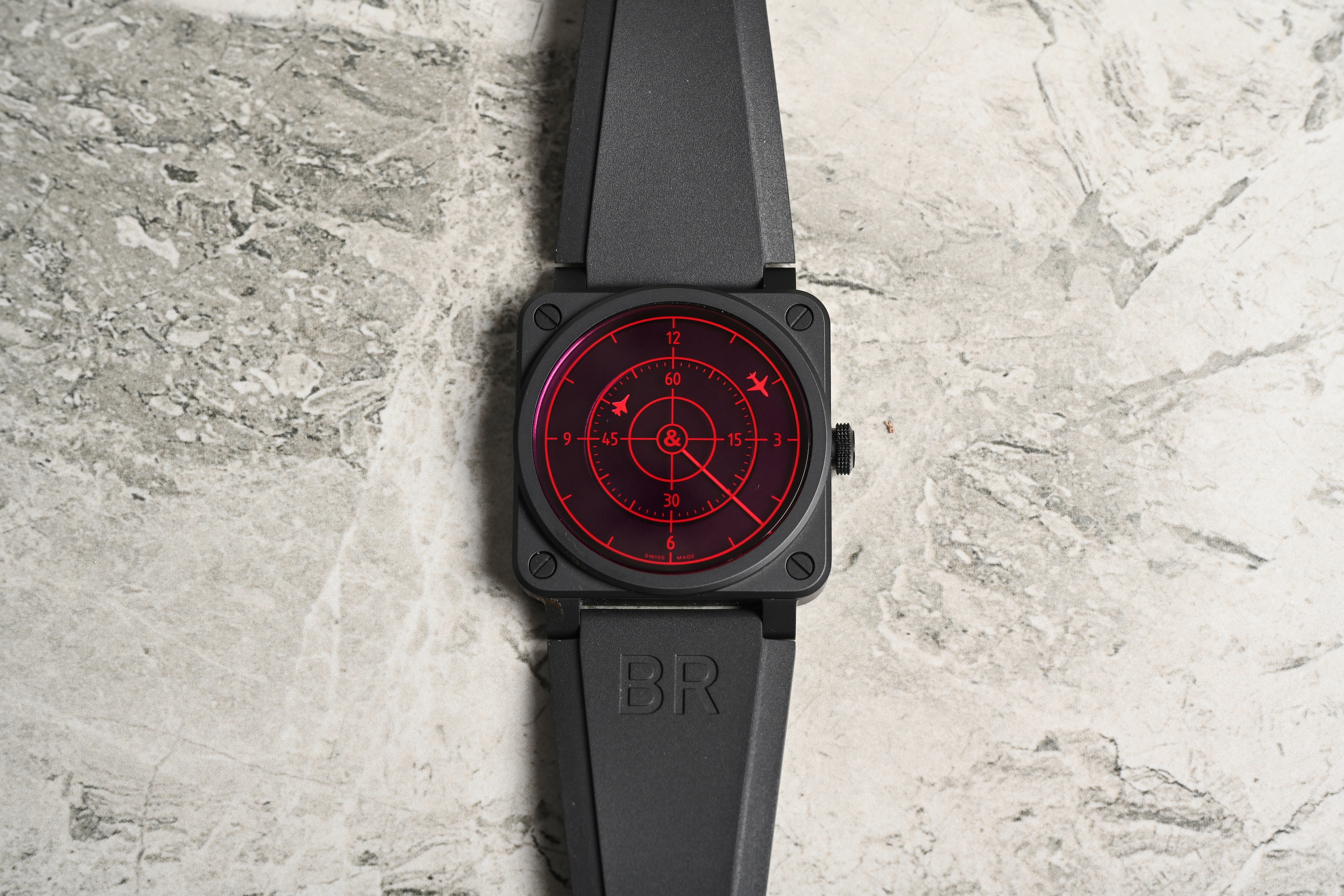 2022 Bell & Ross BR 03-92 Red Radar Ceramic for sale by auction in