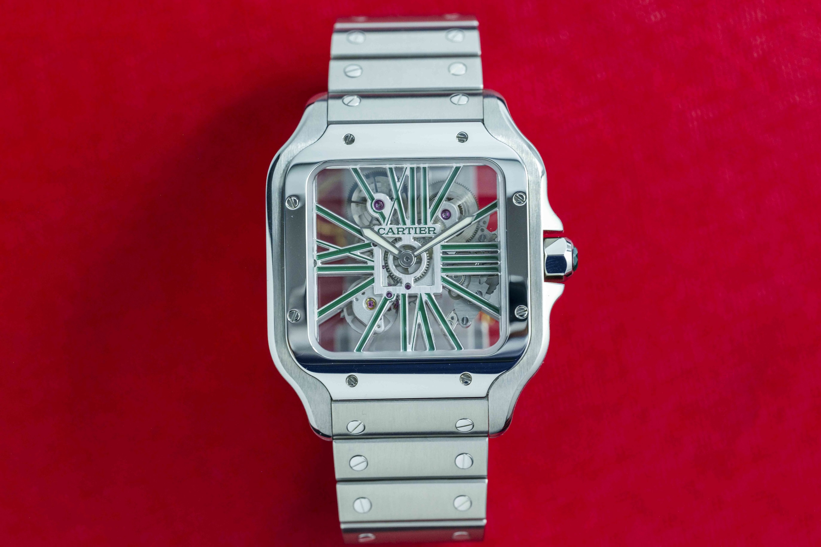 2022 Cartier Santos De Cartier Skeleton for sale by auction