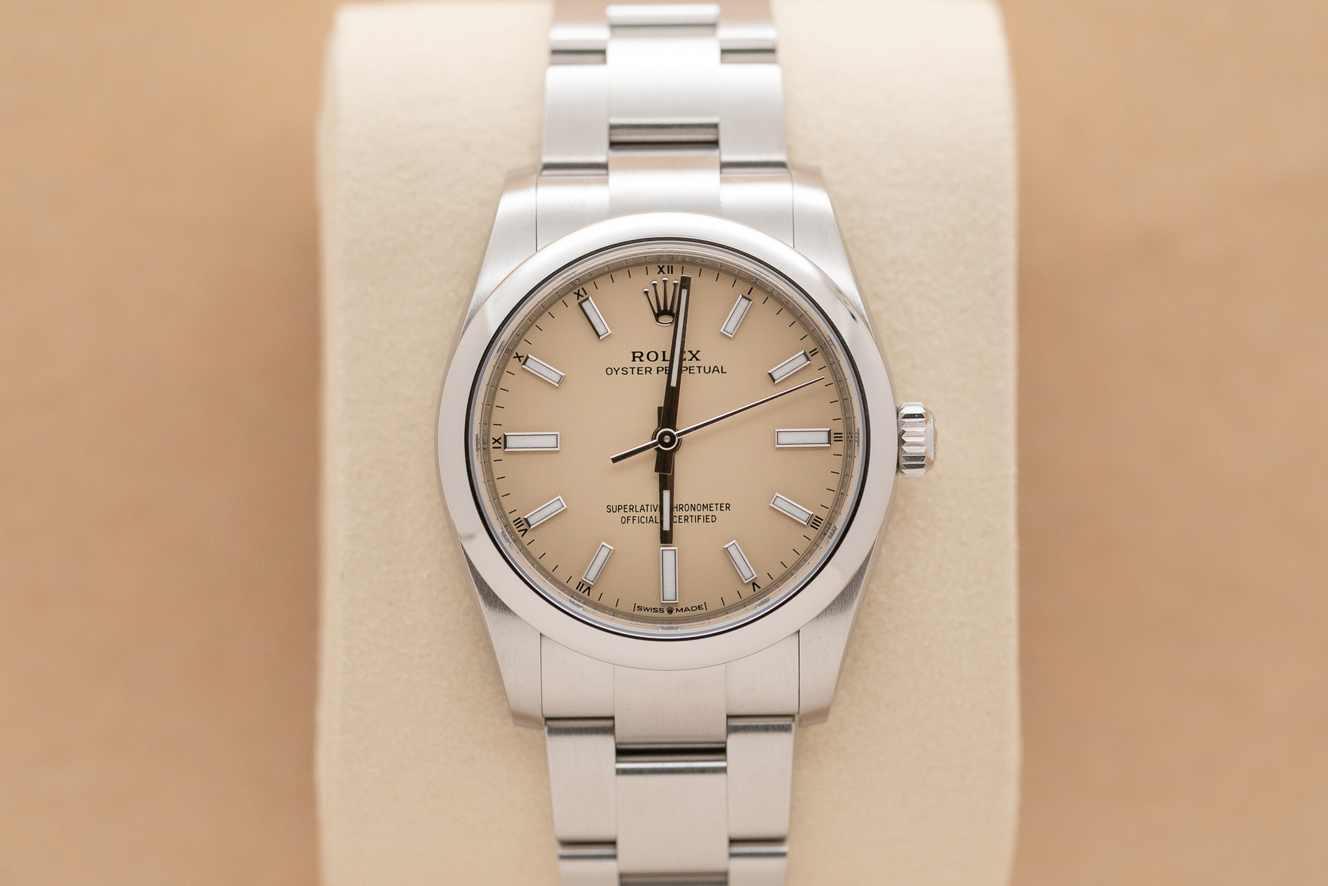 ROLEX 新型現行BOX 4個HK 2021 Nos Rolex Air-King 116900 40MM Black Dial Stainless