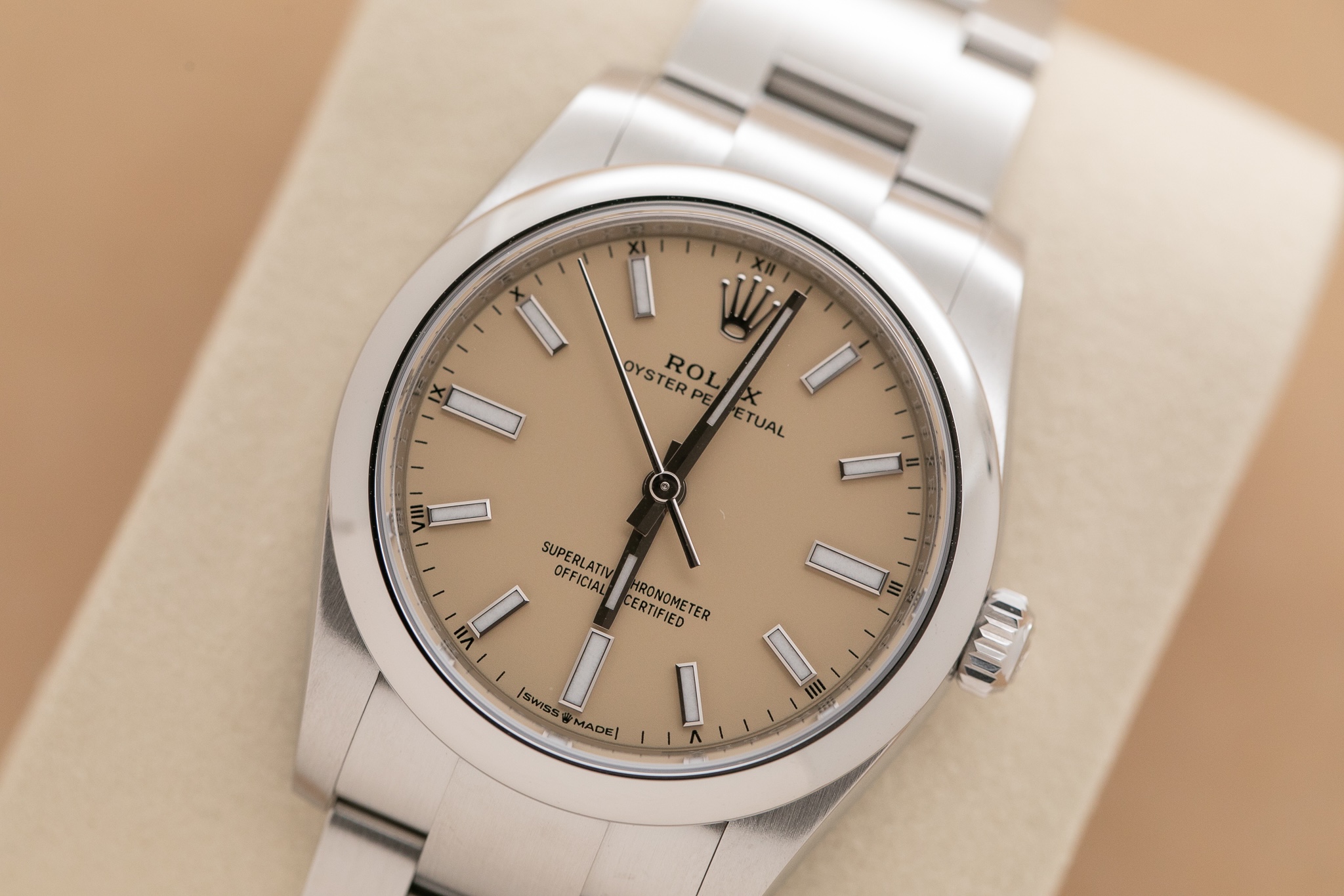 ROLEX 新型現行BOX 5個HK 2025 Rolex Oyster Perpetual 34 for sale by auction in Hong