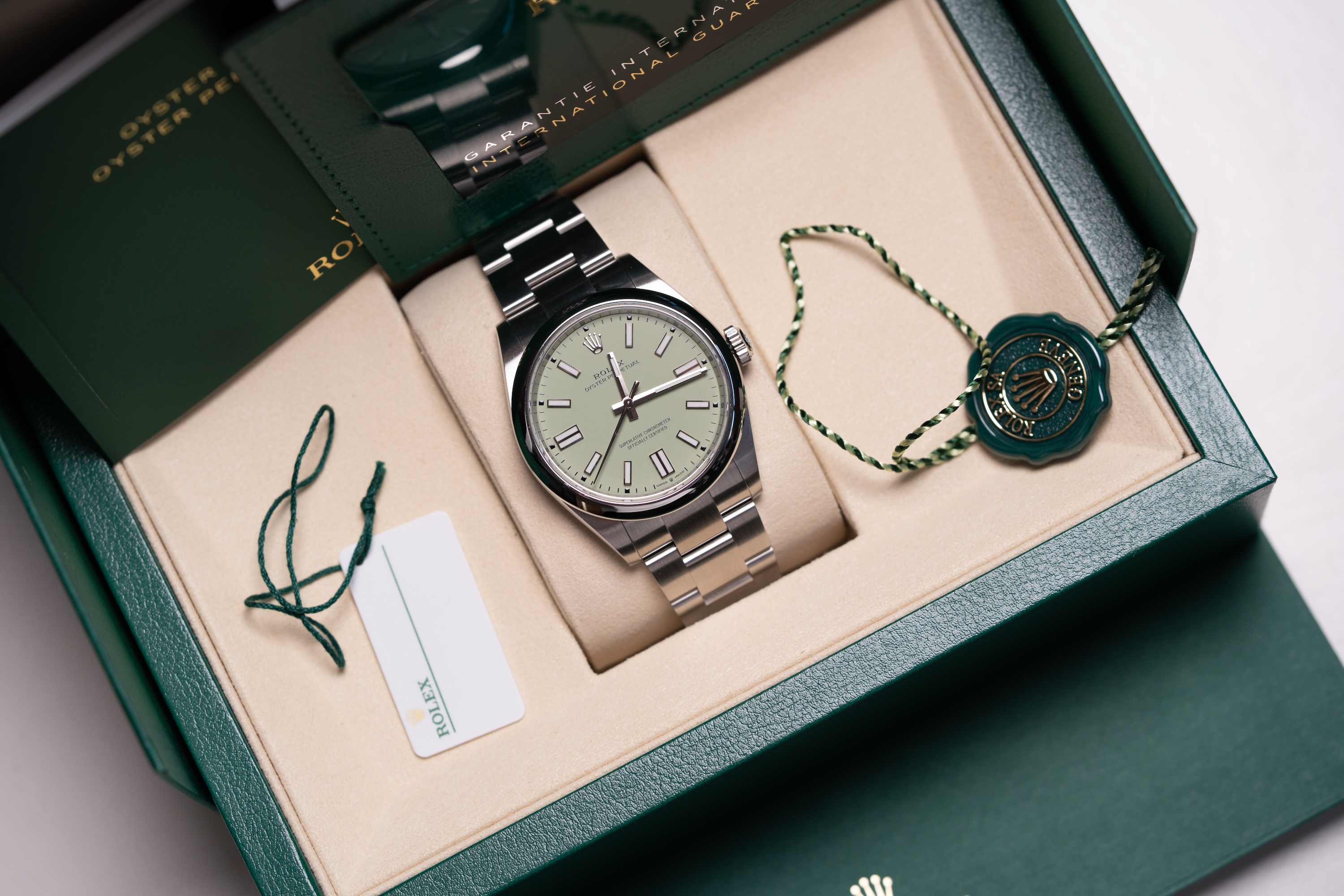 2025 Rolex Oyster Perpetual 41 'Pistachio' for sale by auction in