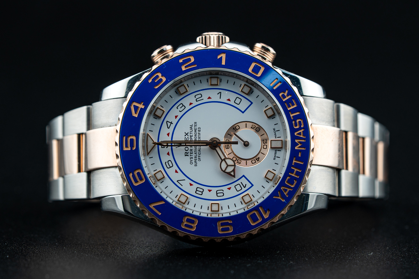 ROLEX Yacht-Master II シルバー　不動品 Rolex Yacht-Master II 116680 in Steel replica