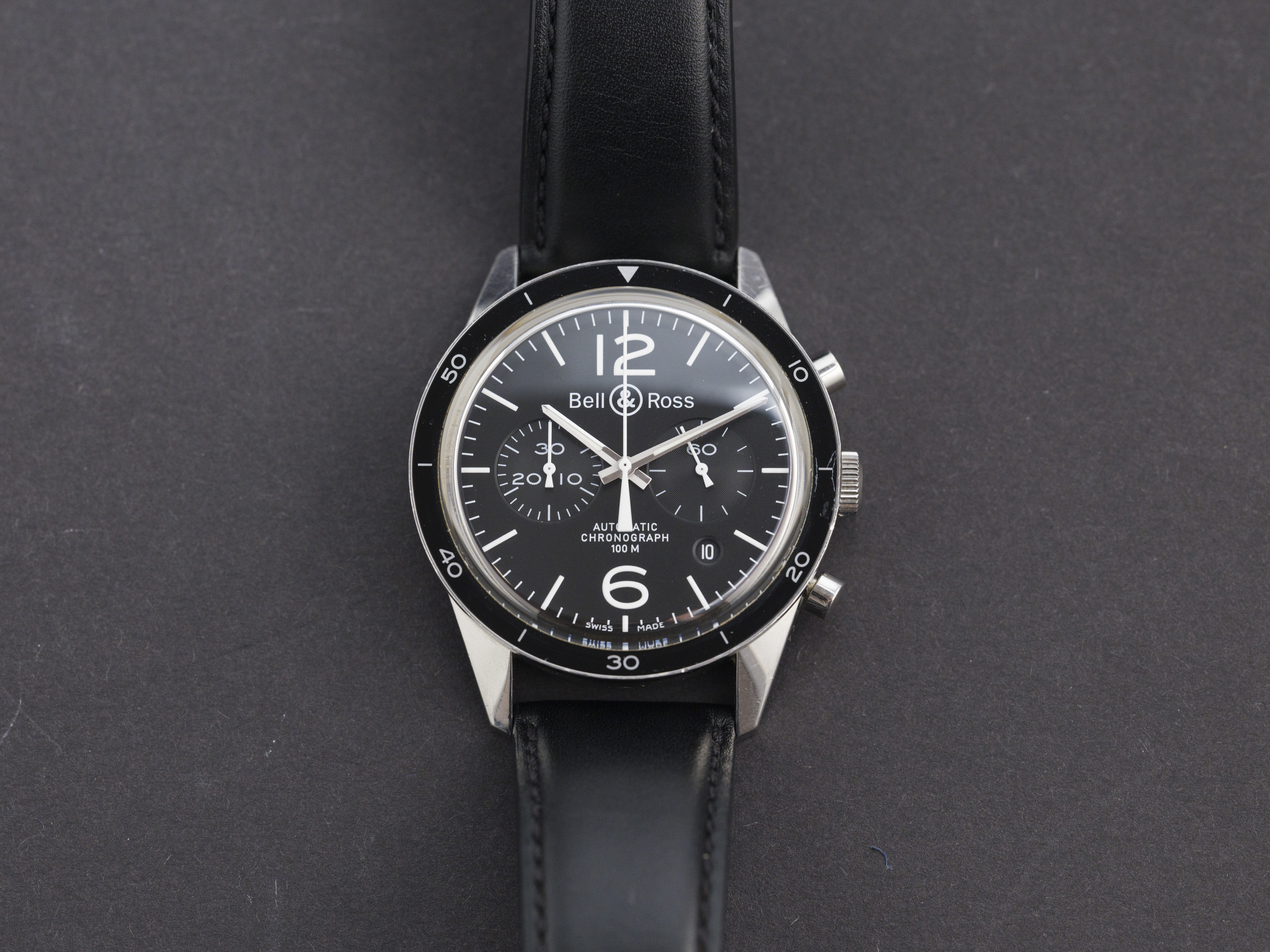 Bell & Ross BR126 美品　保証期間中 BR 126 Bell & Ross Vintage Original BRV126-BEI-ST/SST Mens