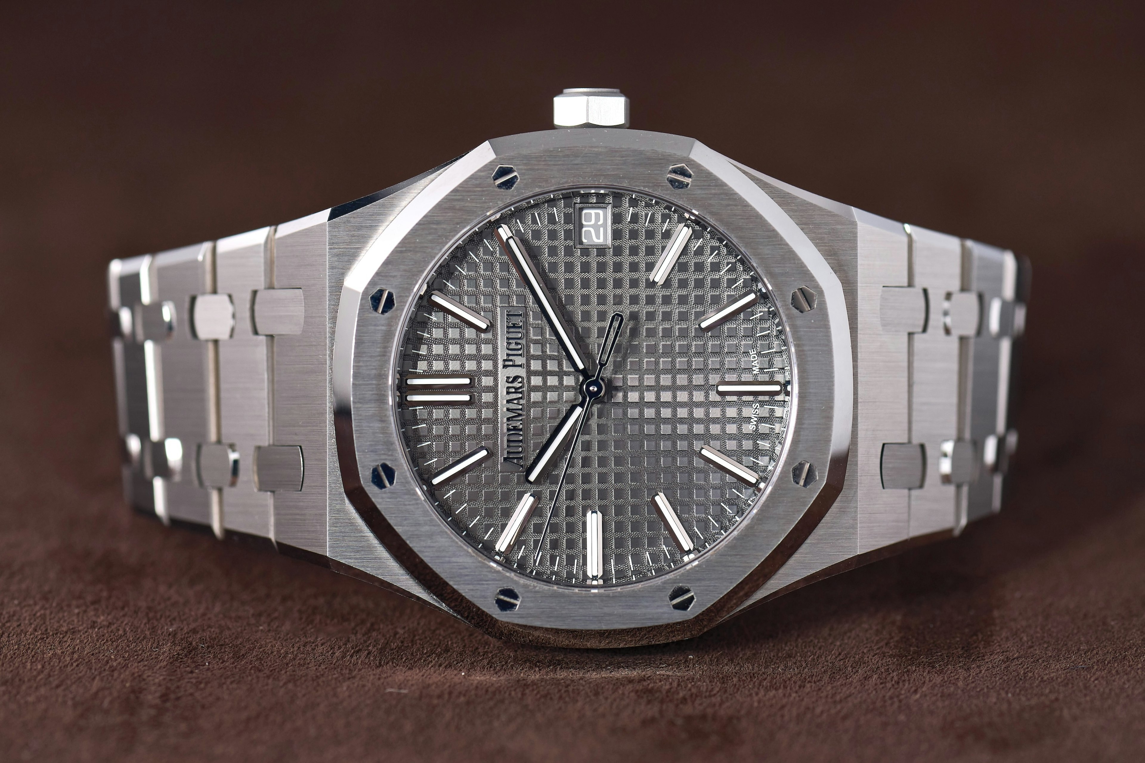 2015 Audemars Piguet Royal Oak Table Clock For Sale by Auction in 